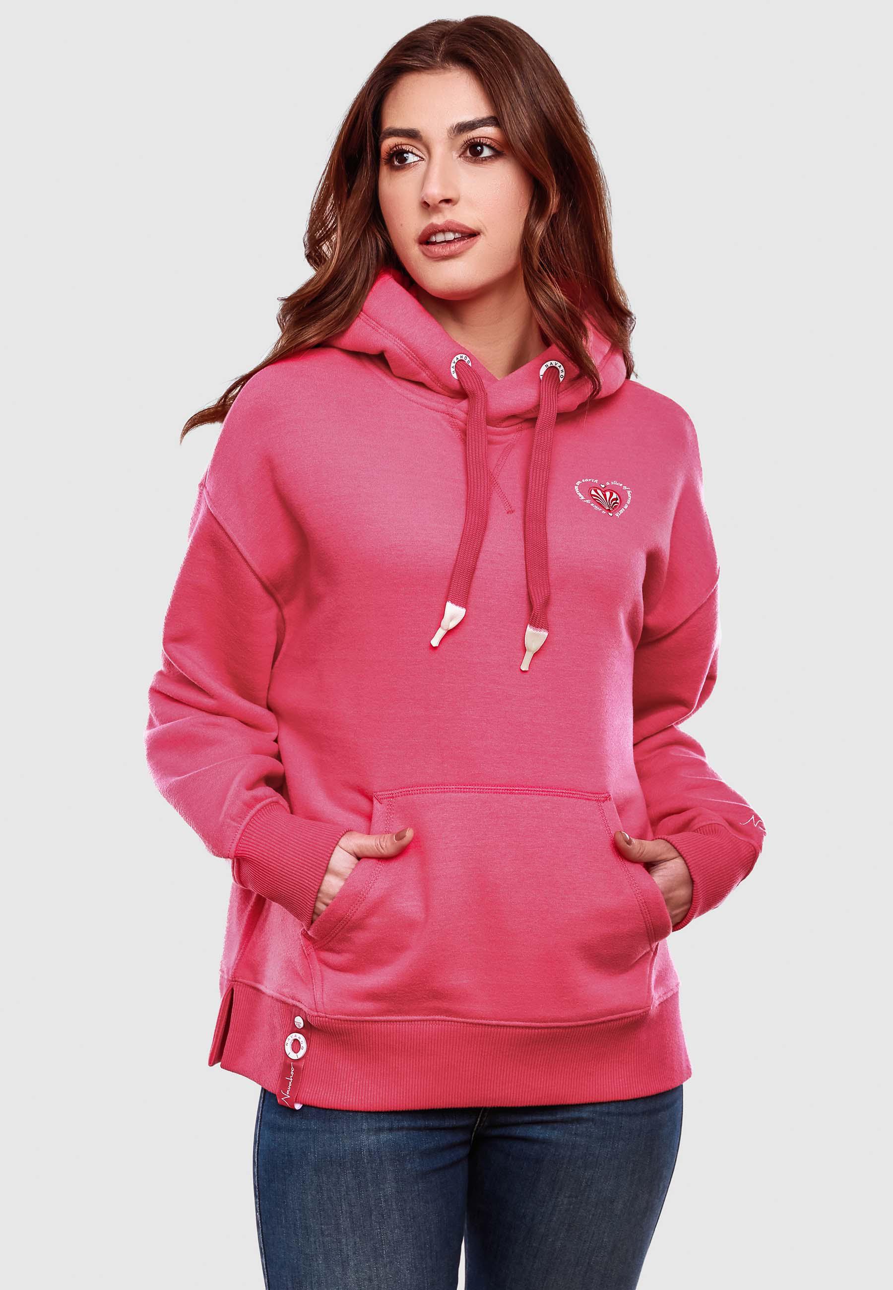 Weicher Oversize Hoodie "Goldfee" Pink