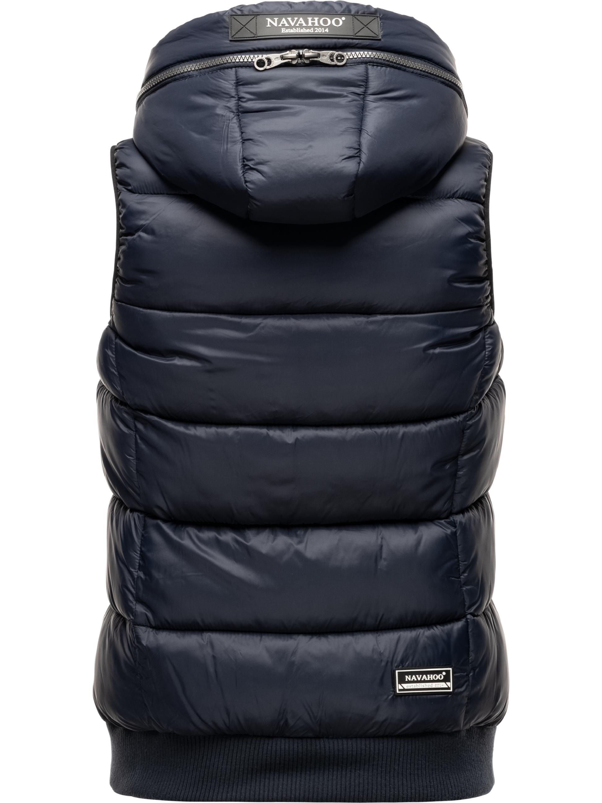 Warme Steppweste mit Kapuze "Kassidy" Navy