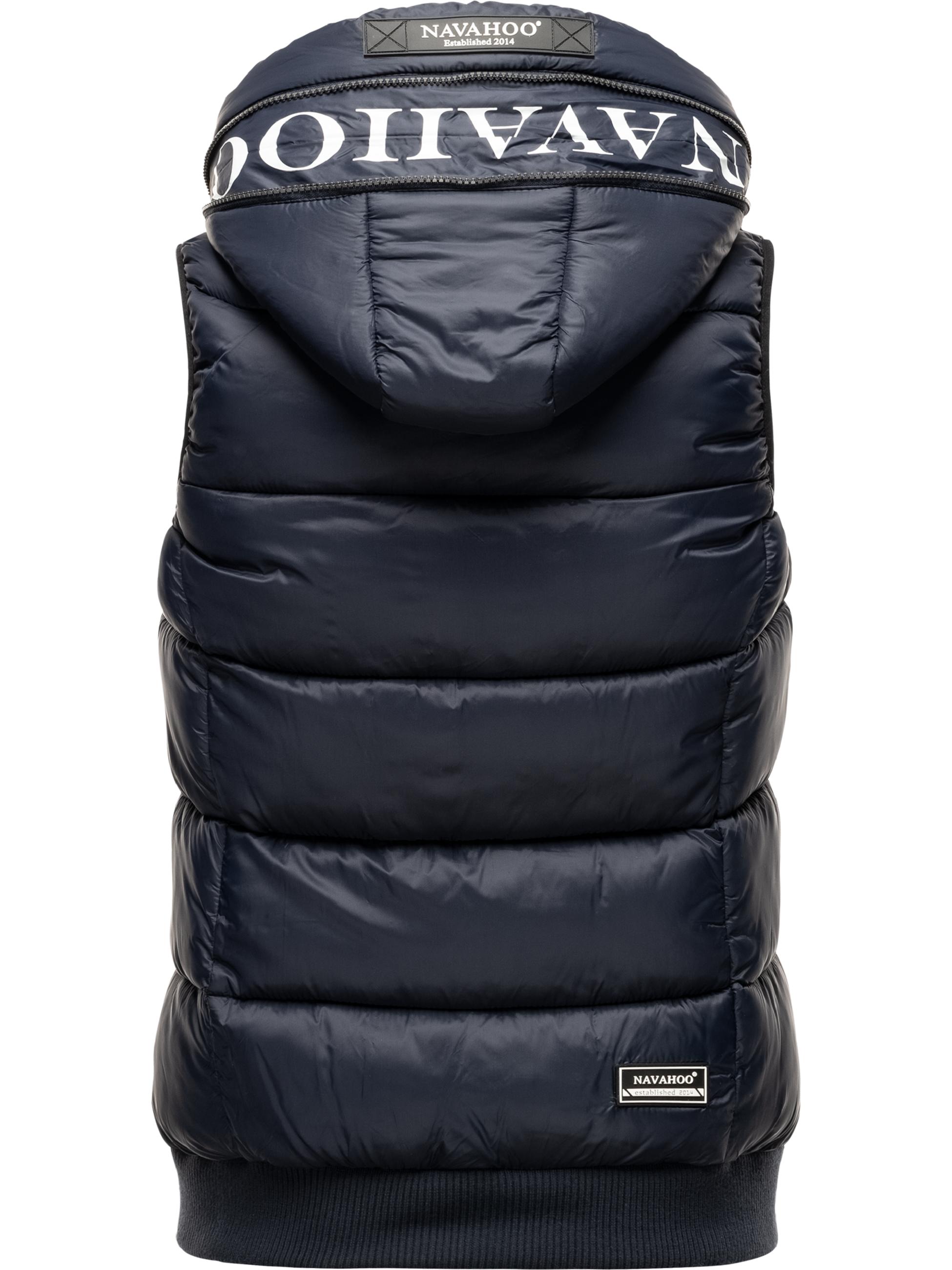 Warme Steppweste mit Kapuze "Kassidy" Navy