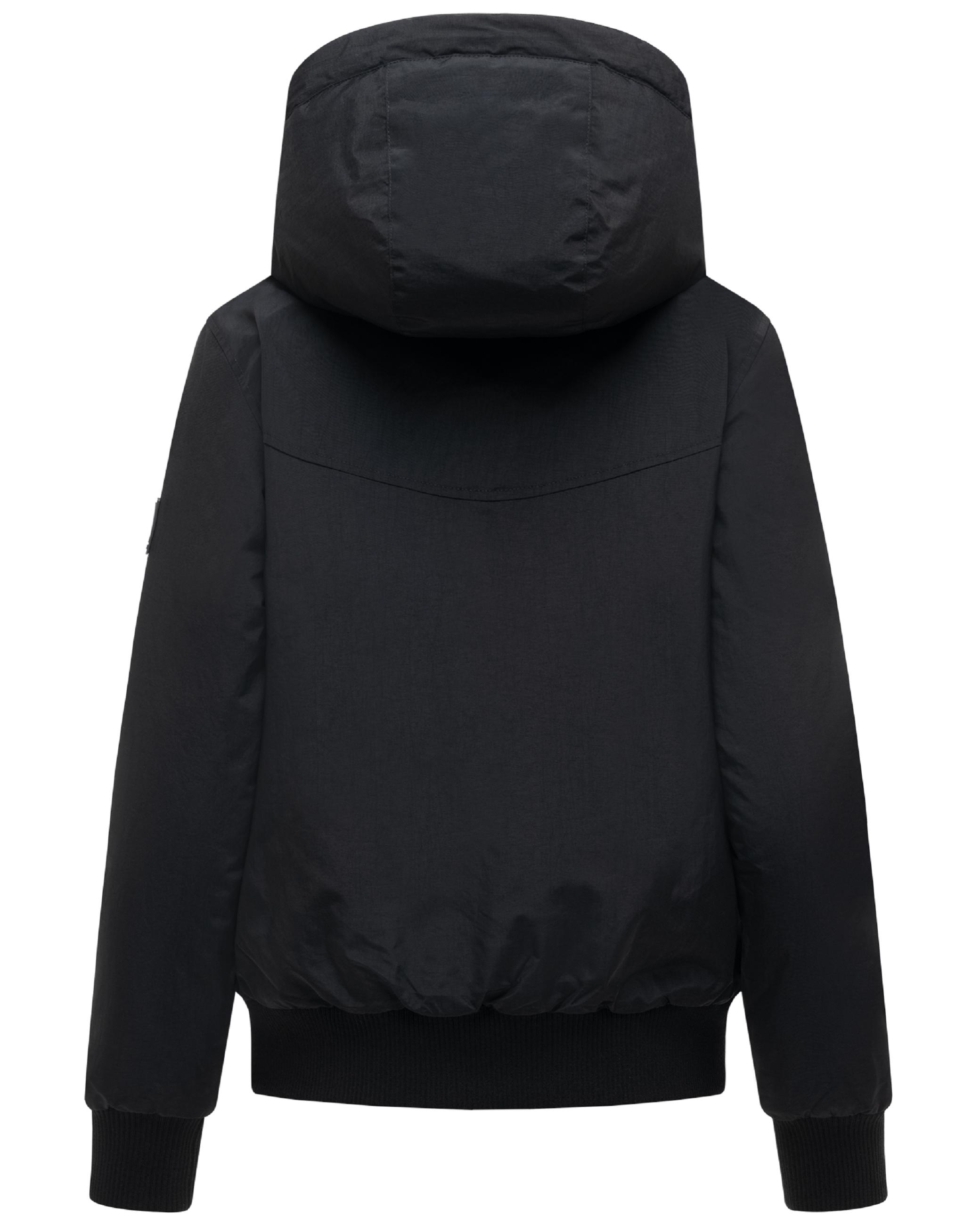 Warme Winterjacke mit Kapuze "Kichermaus 14" Black