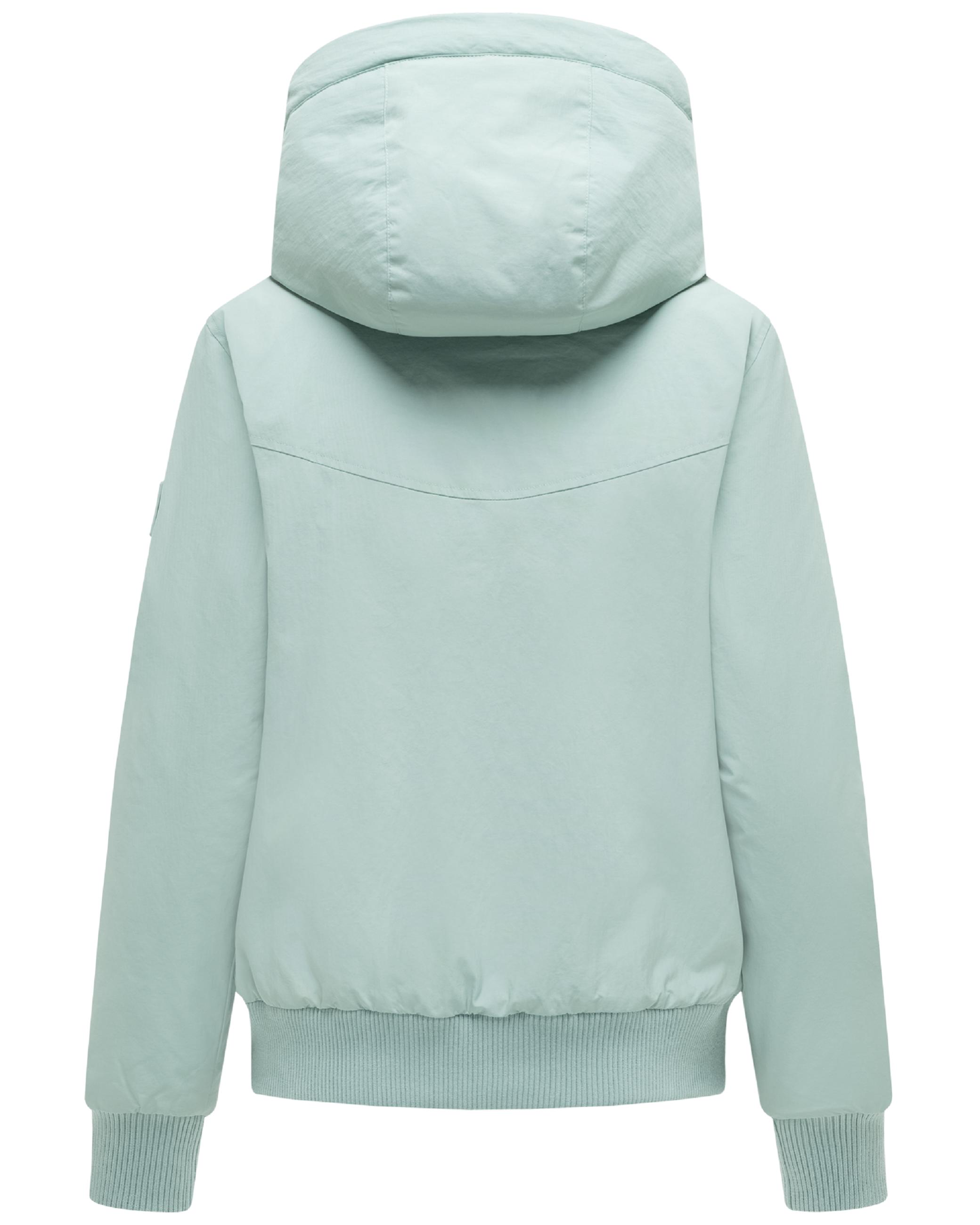 Warme Winterjacke mit Kapuze "Kichermaus 14" Dusty Mint
