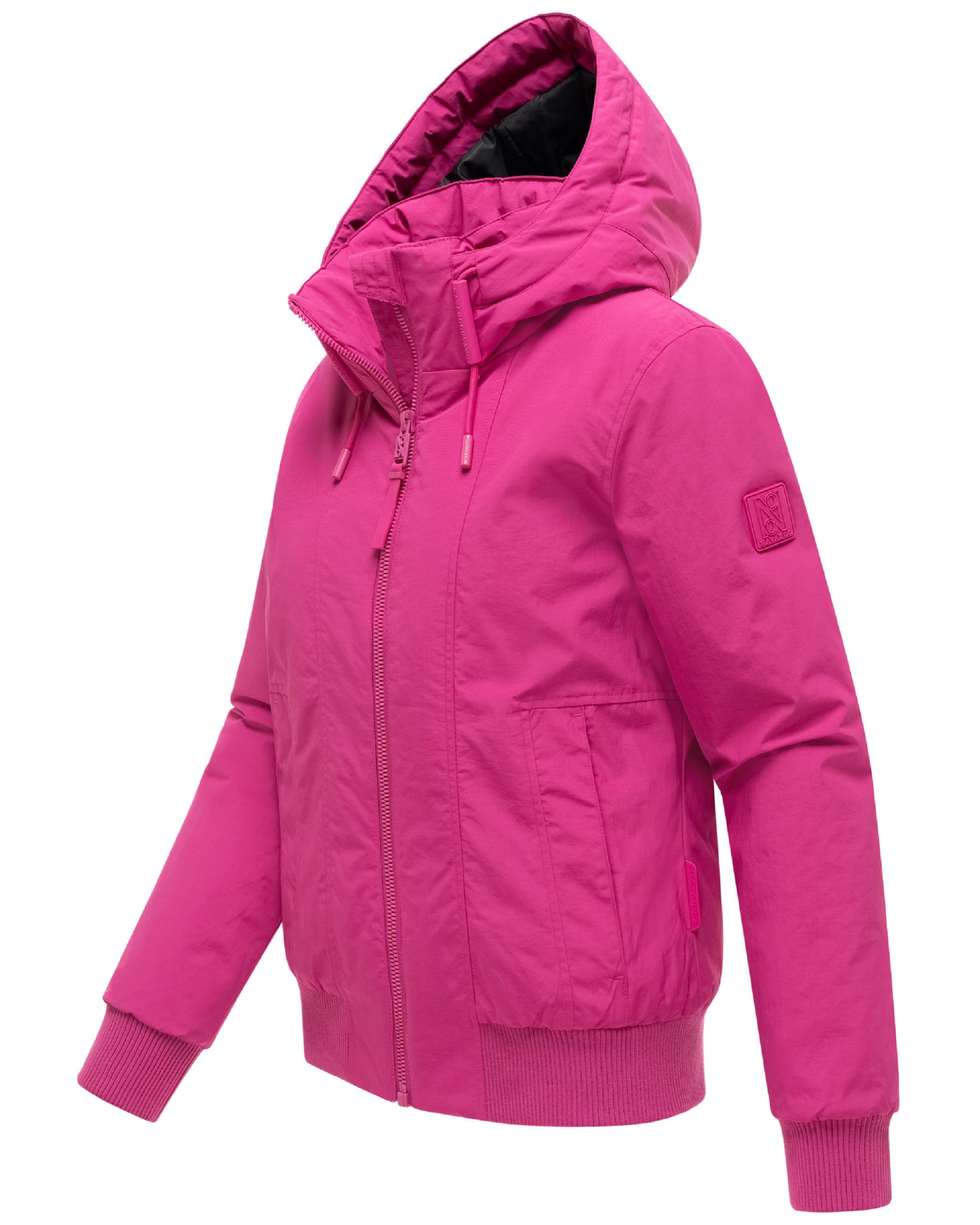 Warme Winterjacke mit Kapuze "Kichermaus 14" Sweet Berry