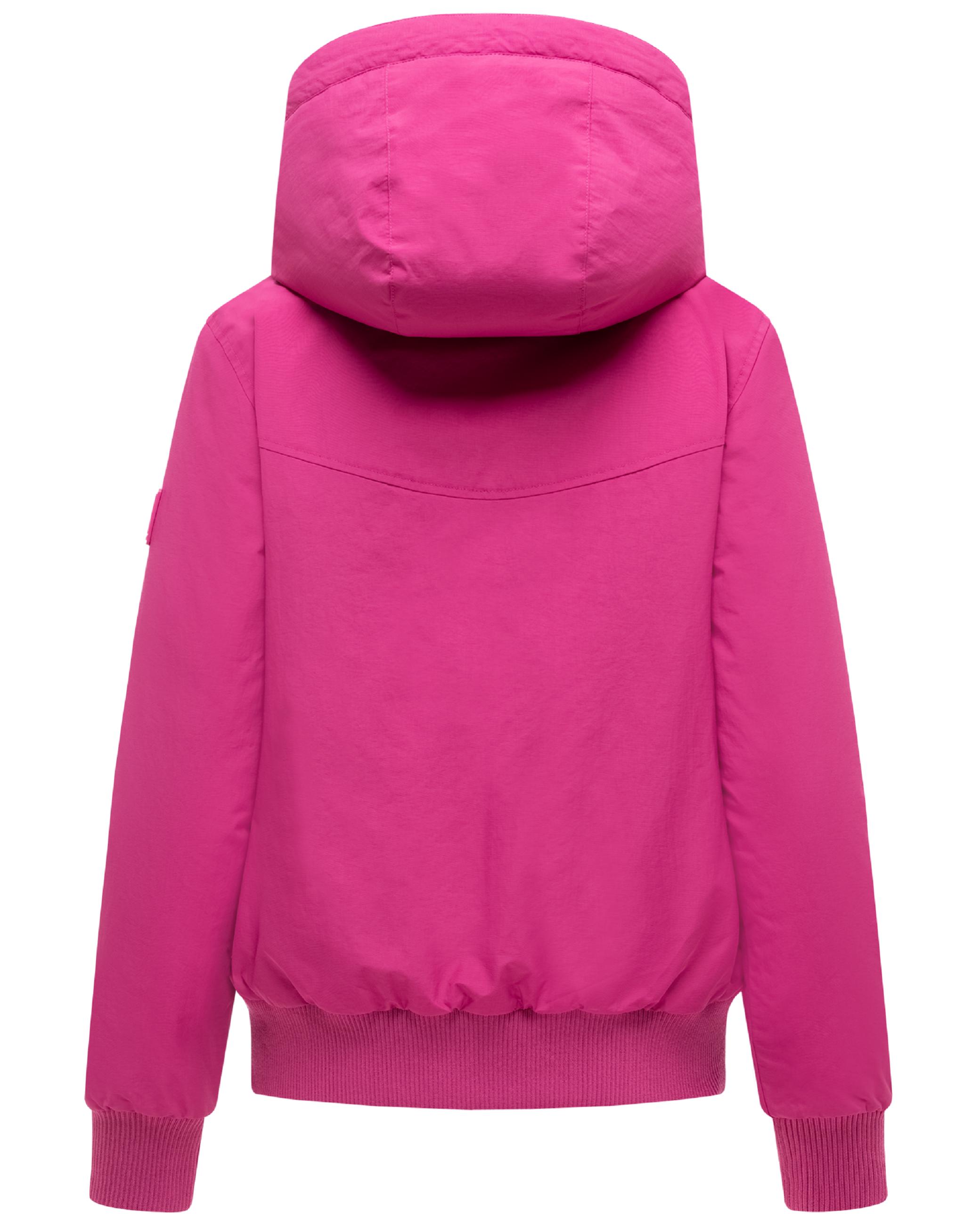 Warme Winterjacke mit Kapuze "Kichermaus 14" Sweet Berry