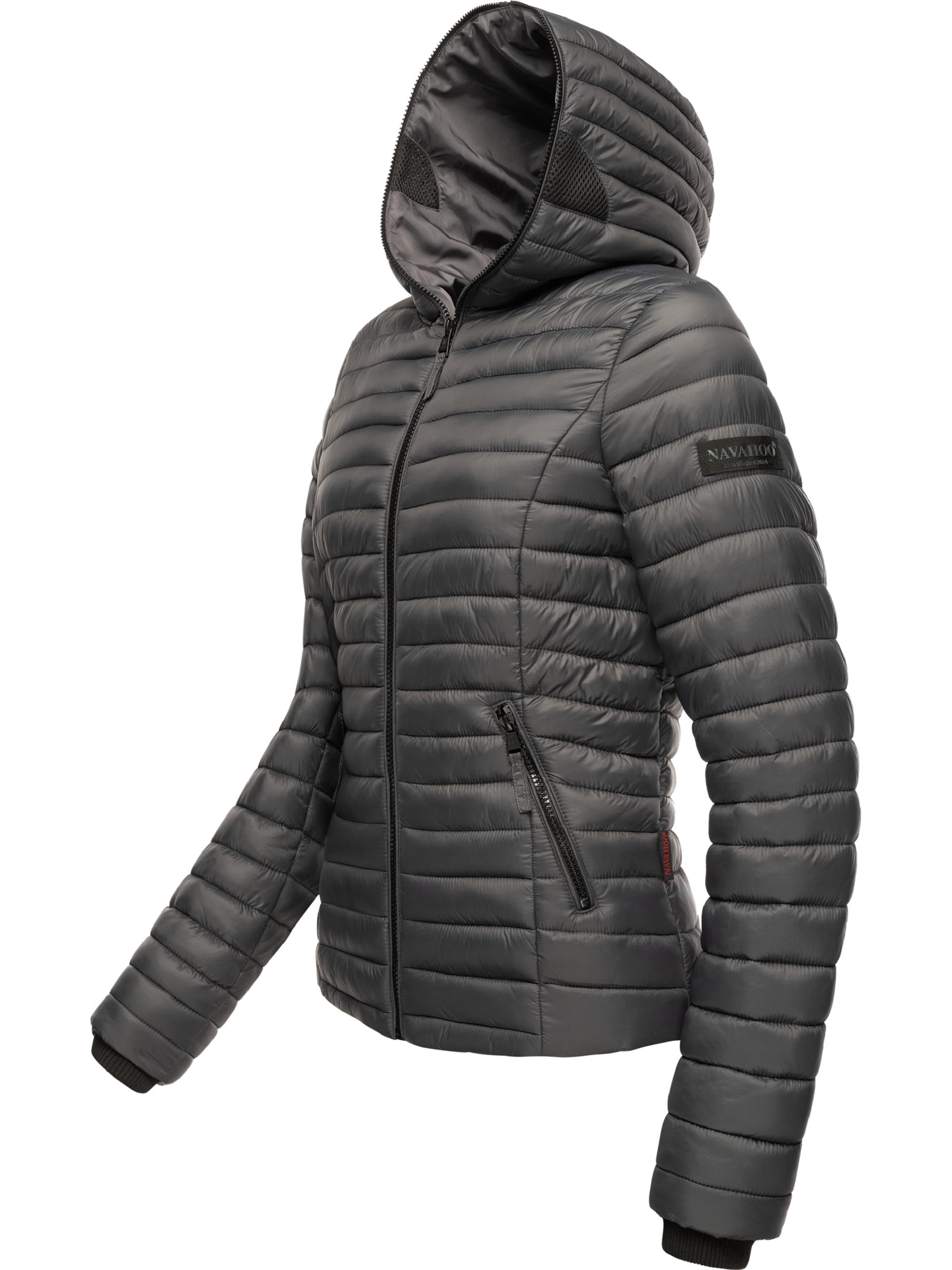 Leichte Steppjacke mit Kapuze "Kimuk" Anthracite