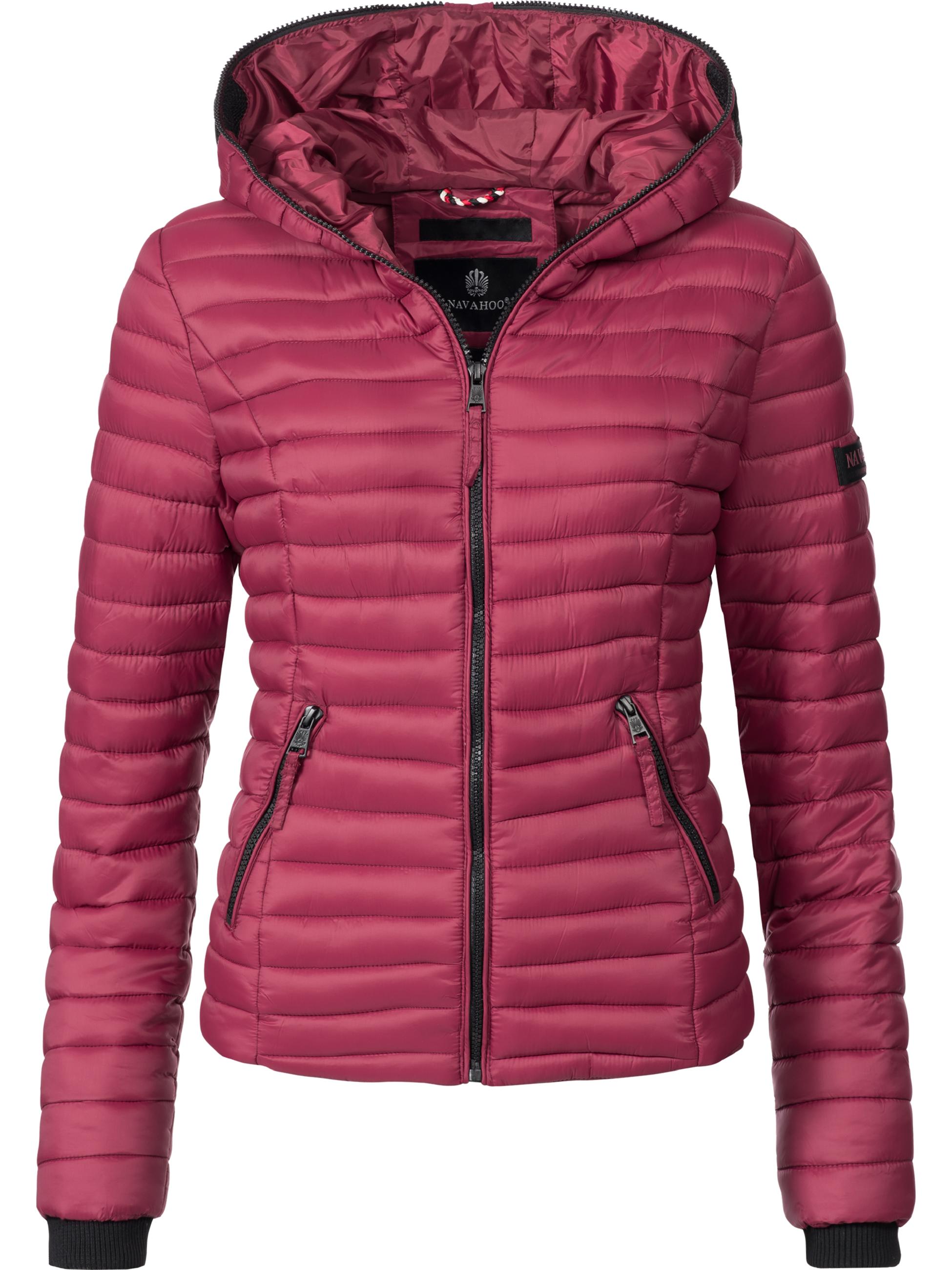 Leichte Steppjacke mit Kapuze "Kimuk" Bordeaux