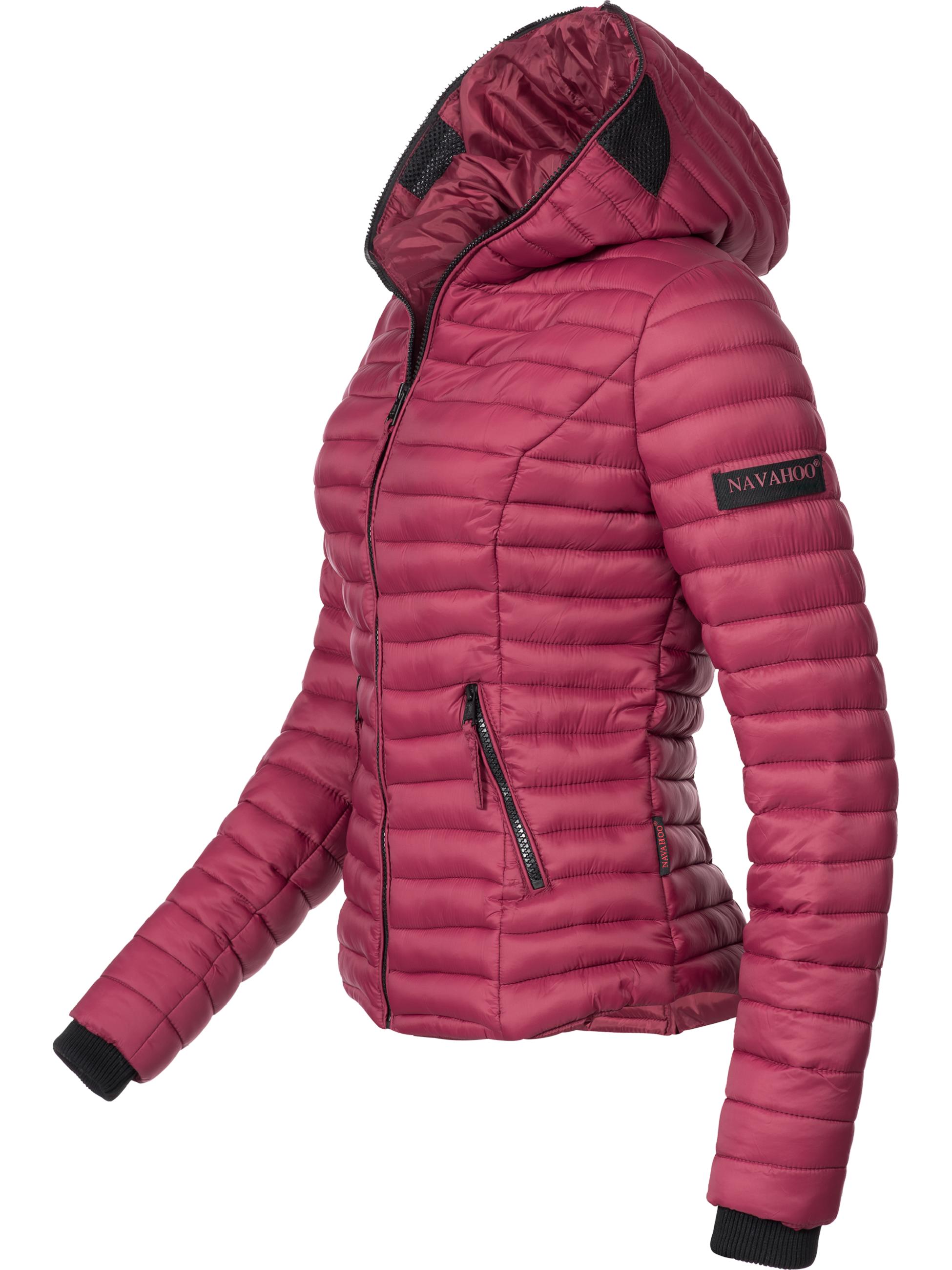 Leichte Steppjacke mit Kapuze "Kimuk" Bordeaux