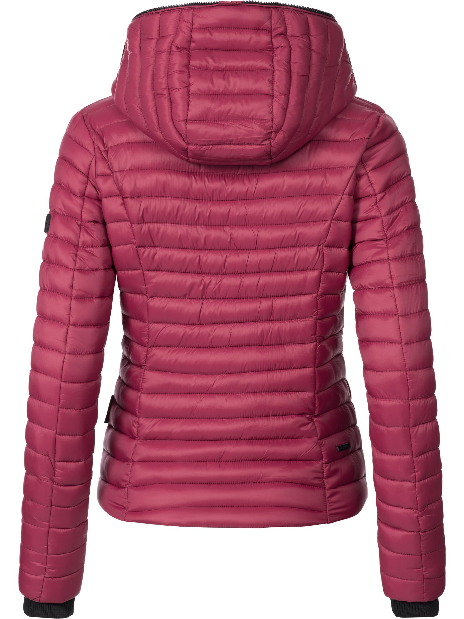 Leichte Steppjacke mit Kapuze "Kimuk" Bordeaux