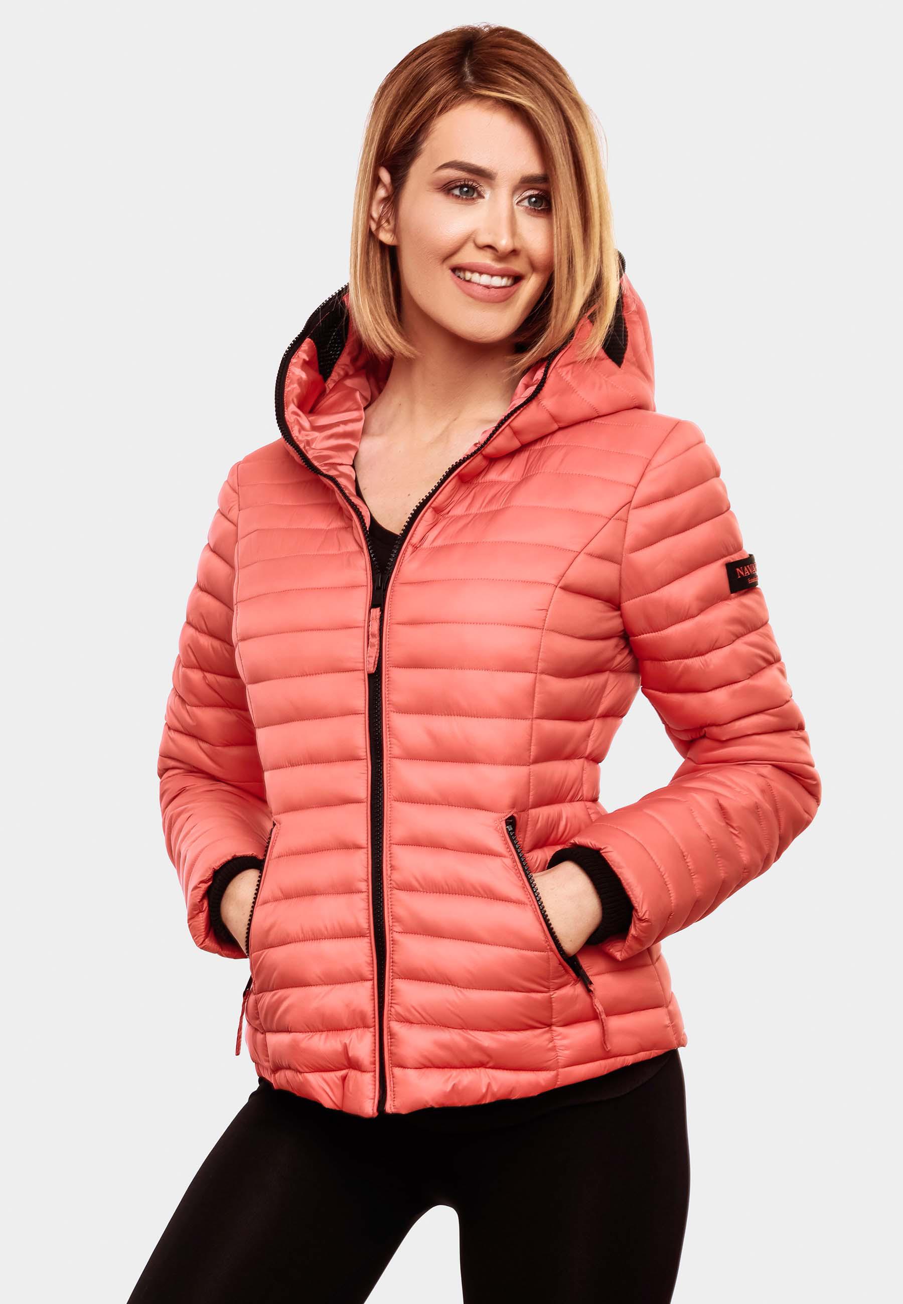 Leichte Steppjacke mit Kapuze "Kimuk" Coral