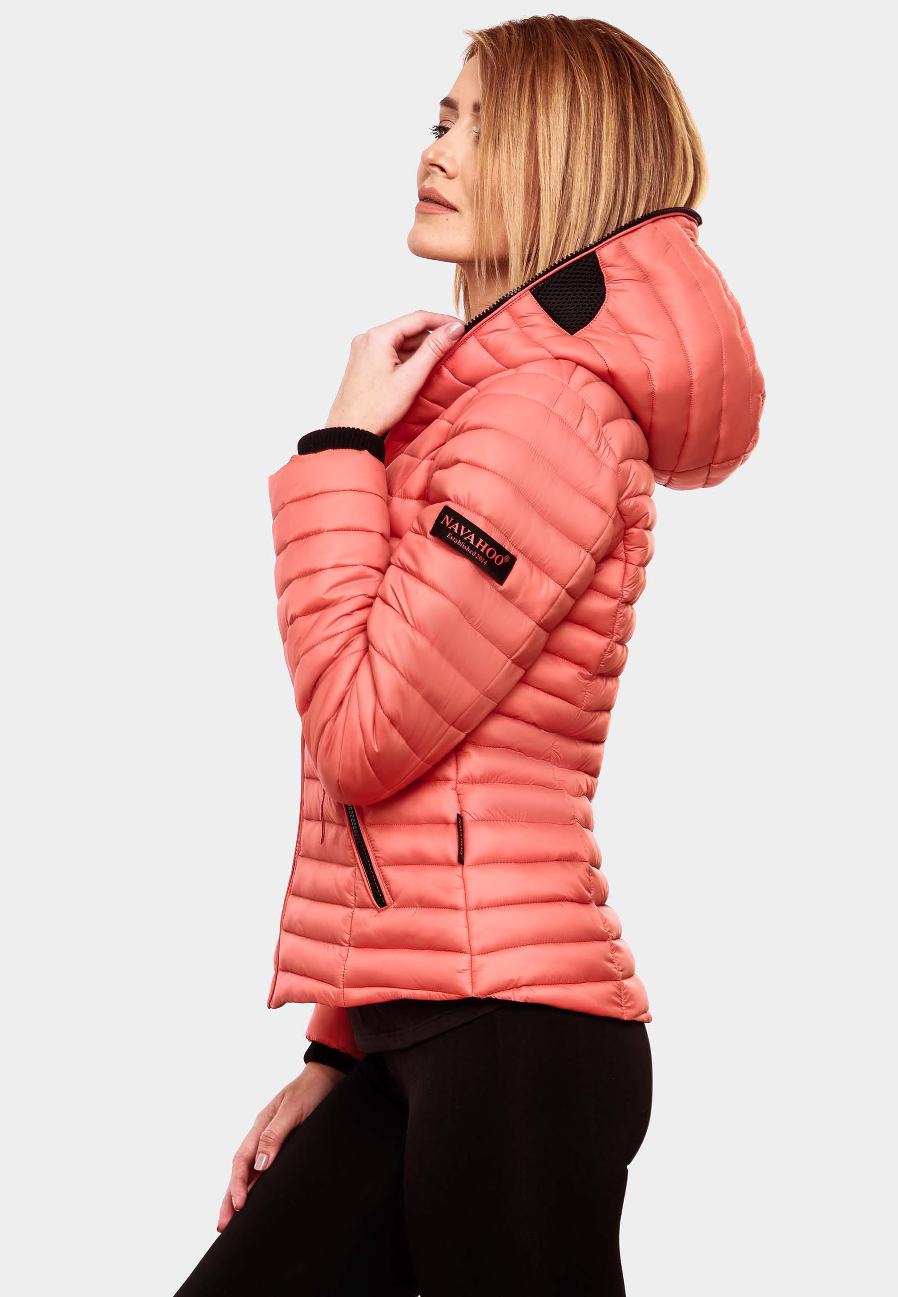 Leichte Steppjacke mit Kapuze "Kimuk" Coral