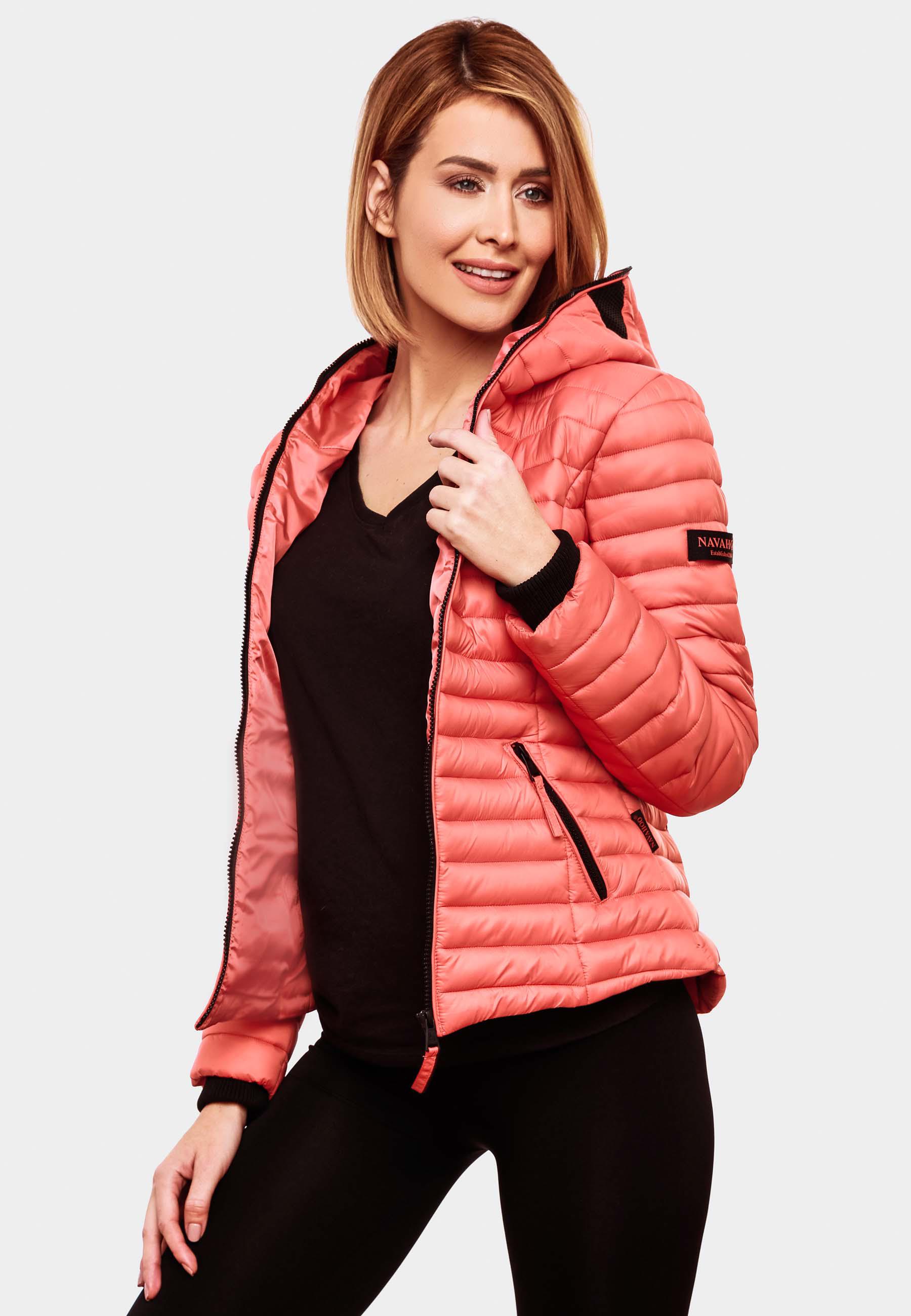 Leichte Steppjacke mit Kapuze "Kimuk" Coral