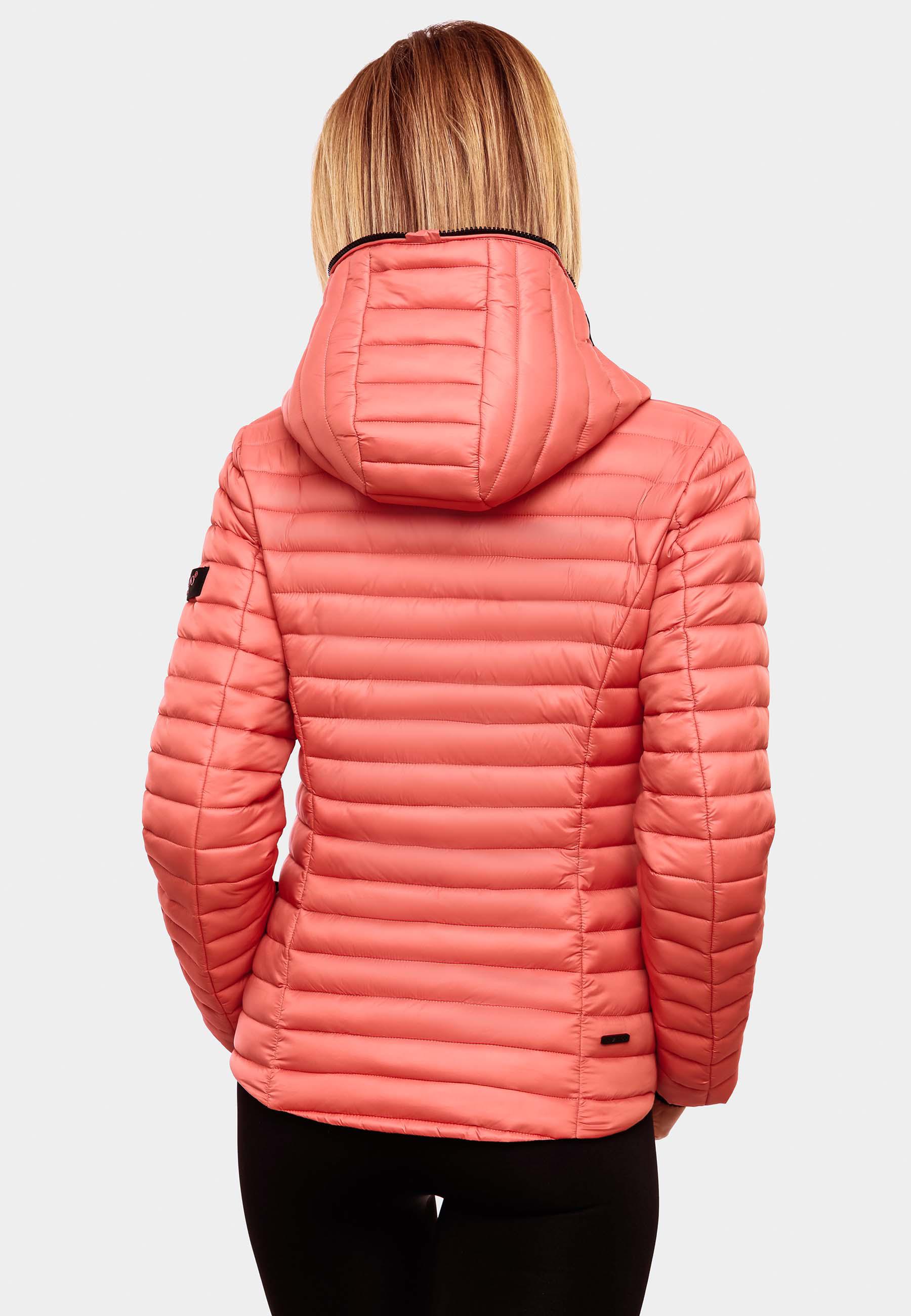 Leichte Steppjacke mit Kapuze "Kimuk" Coral