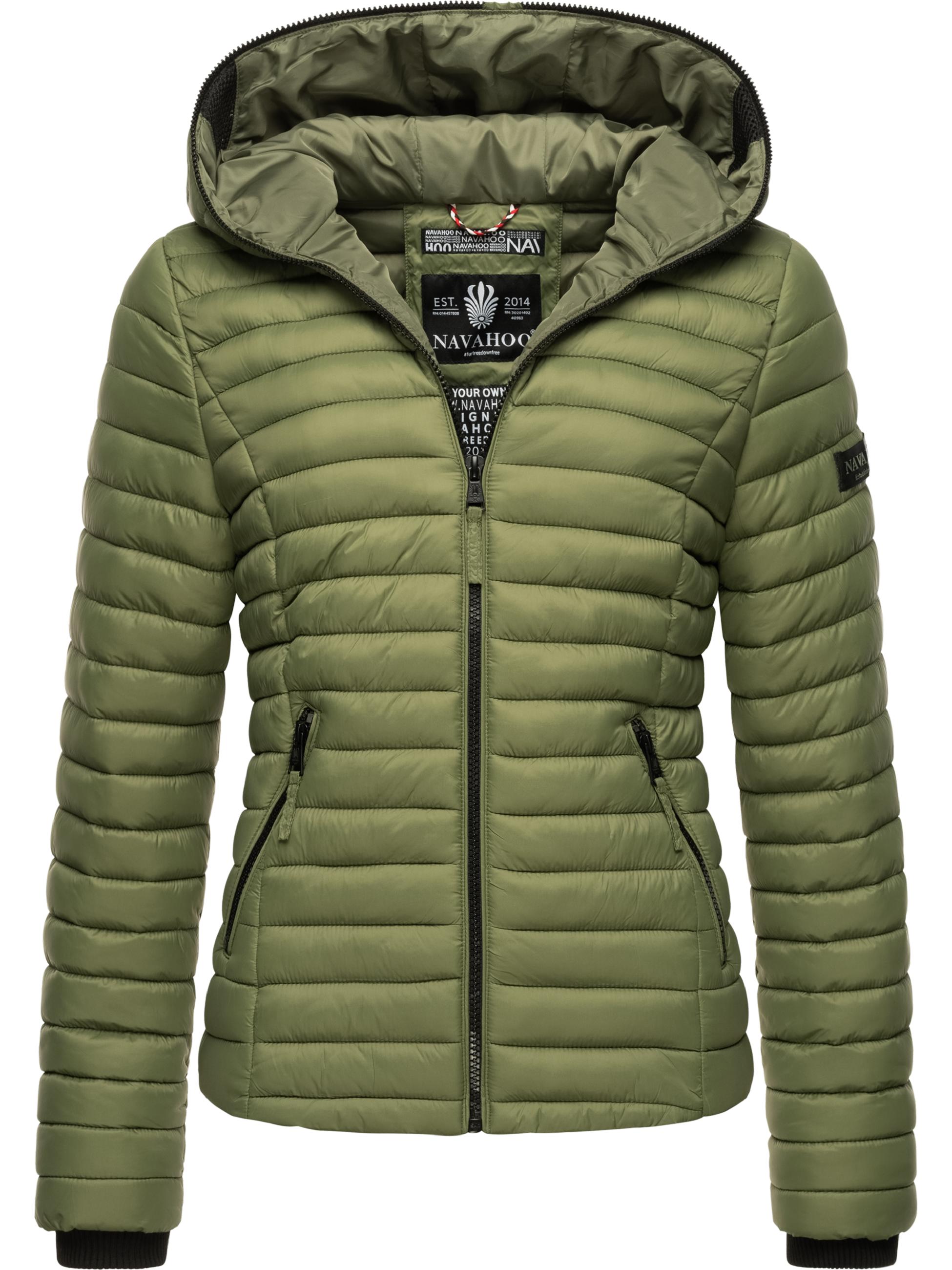 Leichte Steppjacke mit Kapuze "Kimuk" Dusty Olive