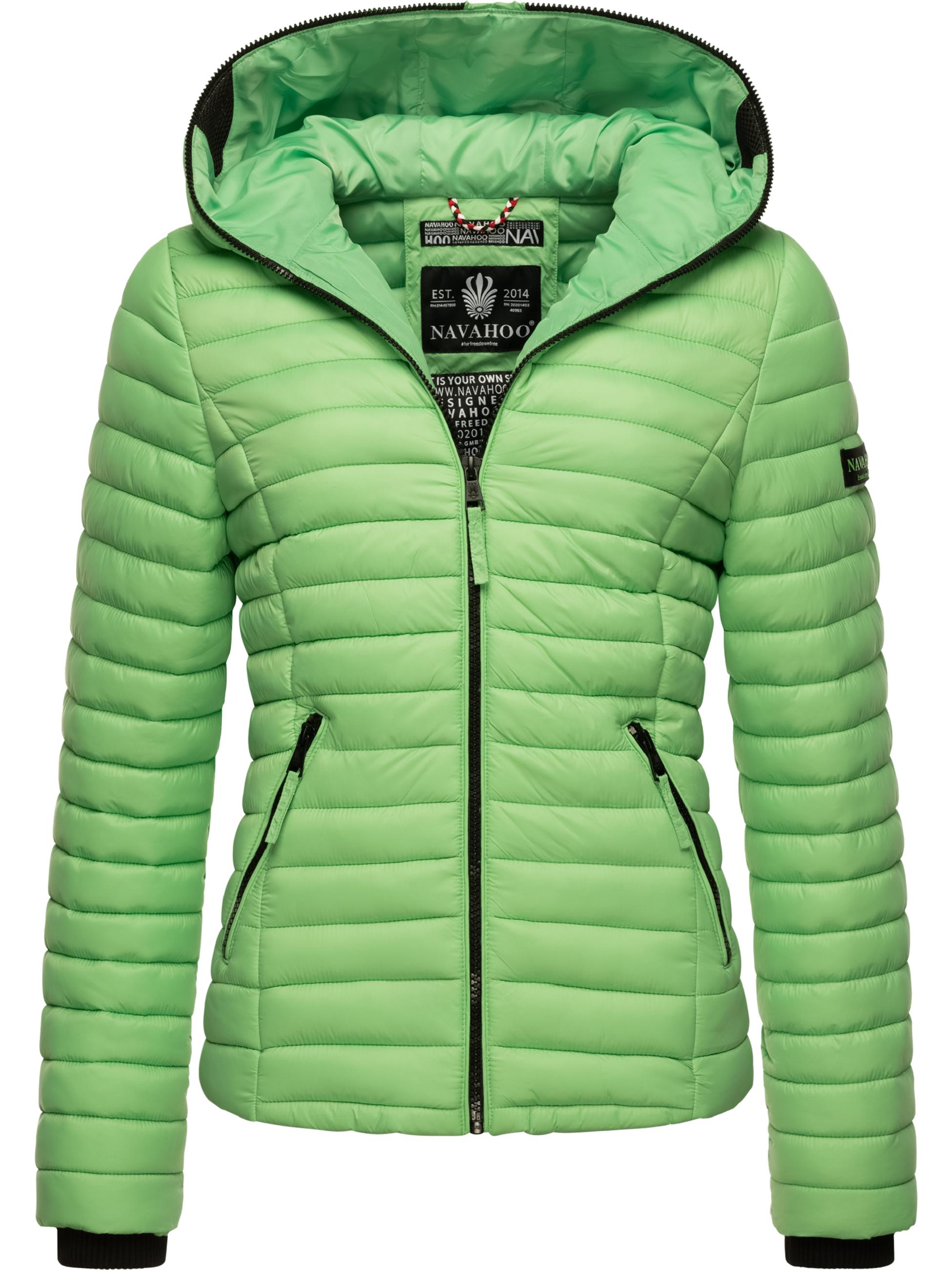 Leichte Steppjacke mit Kapuze "Kimuk" Jade Green