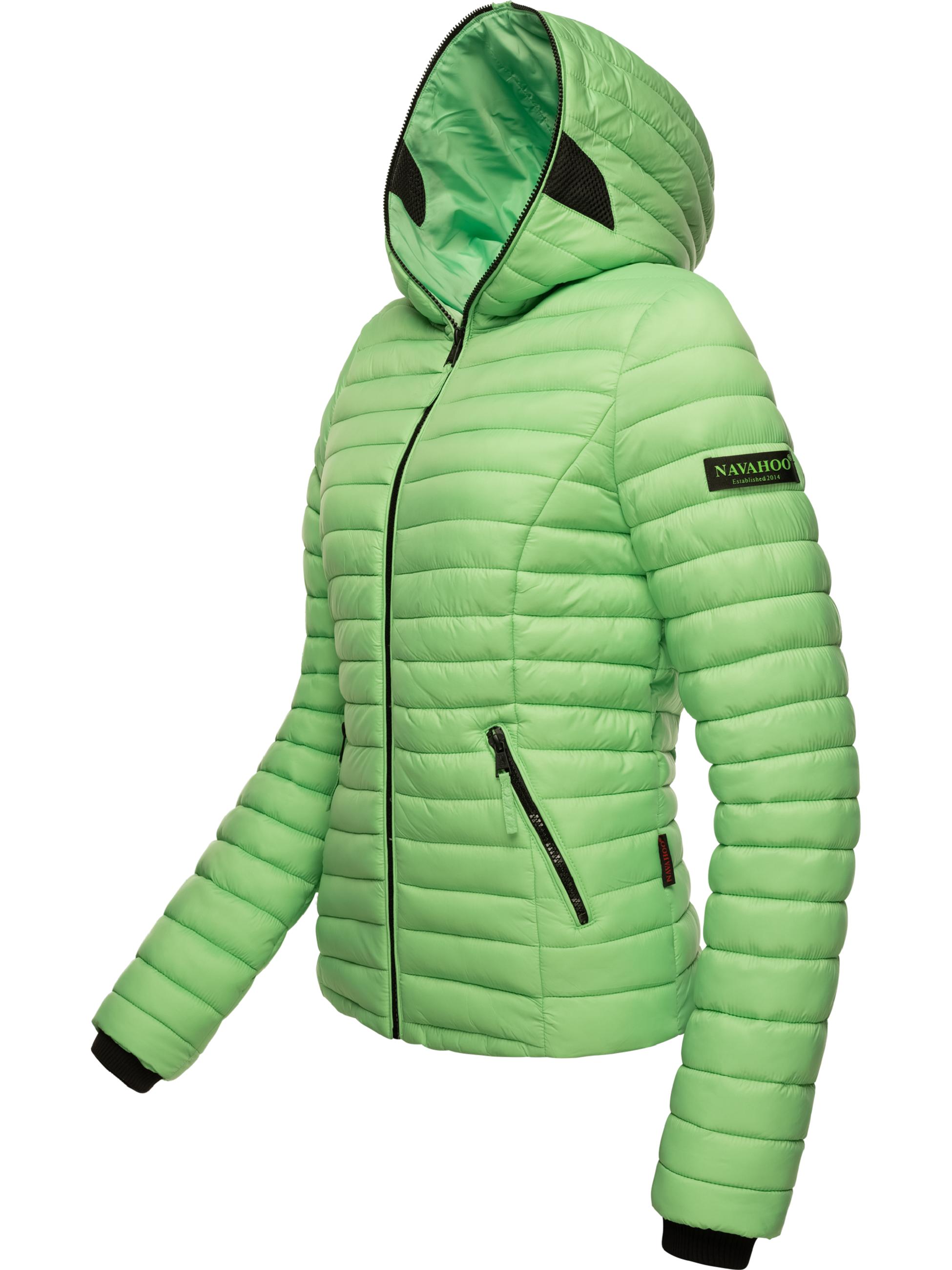 Leichte Steppjacke mit Kapuze "Kimuk" Jade Green