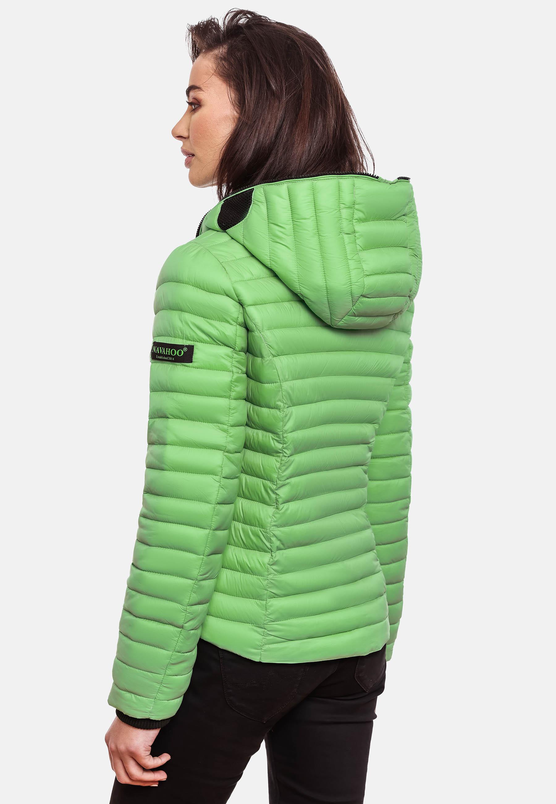 Leichte Steppjacke mit Kapuze "Kimuk" Jade Green