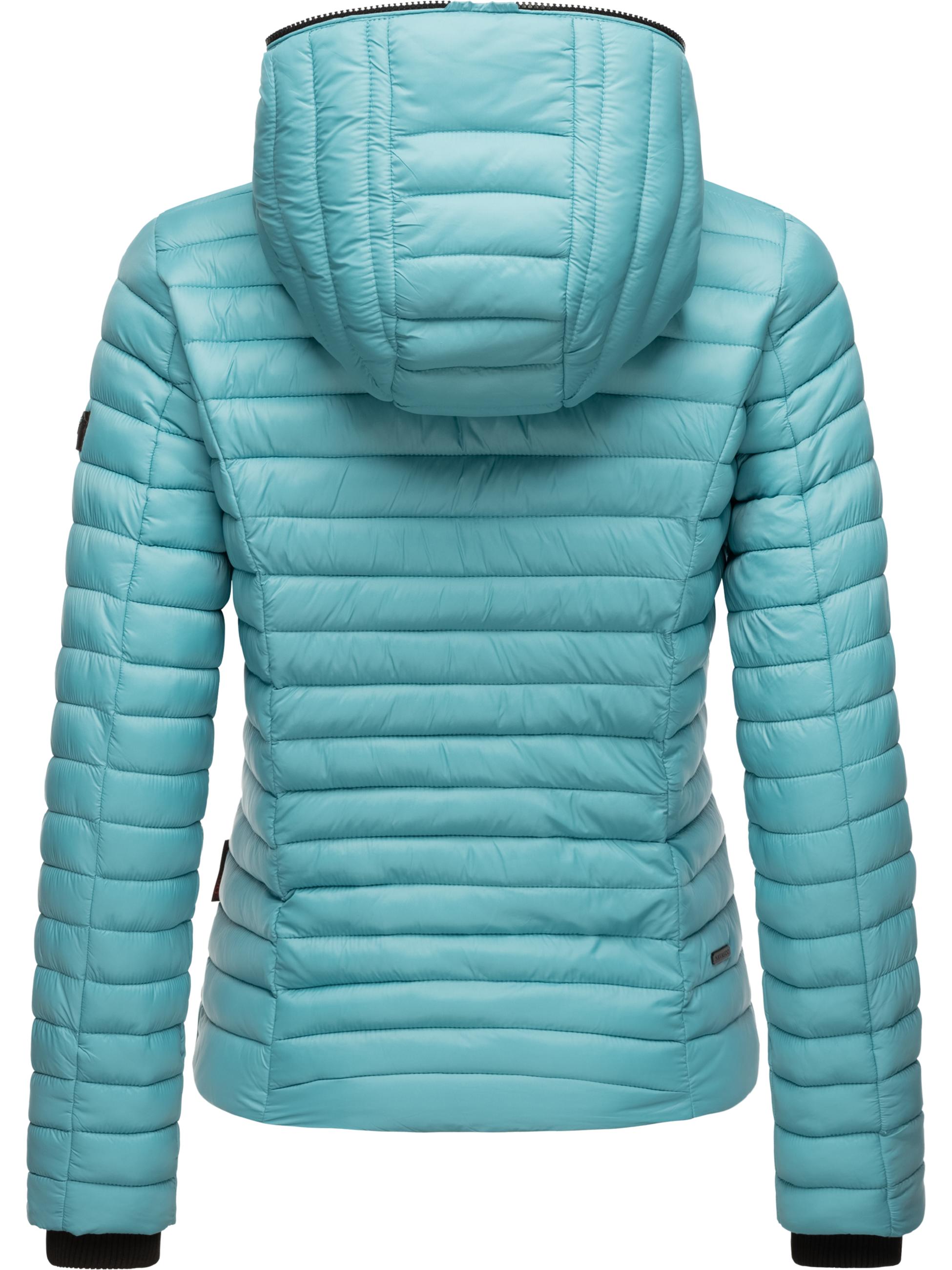 Leichte Steppjacke mit Kapuze "Kimuk" Misty Blue