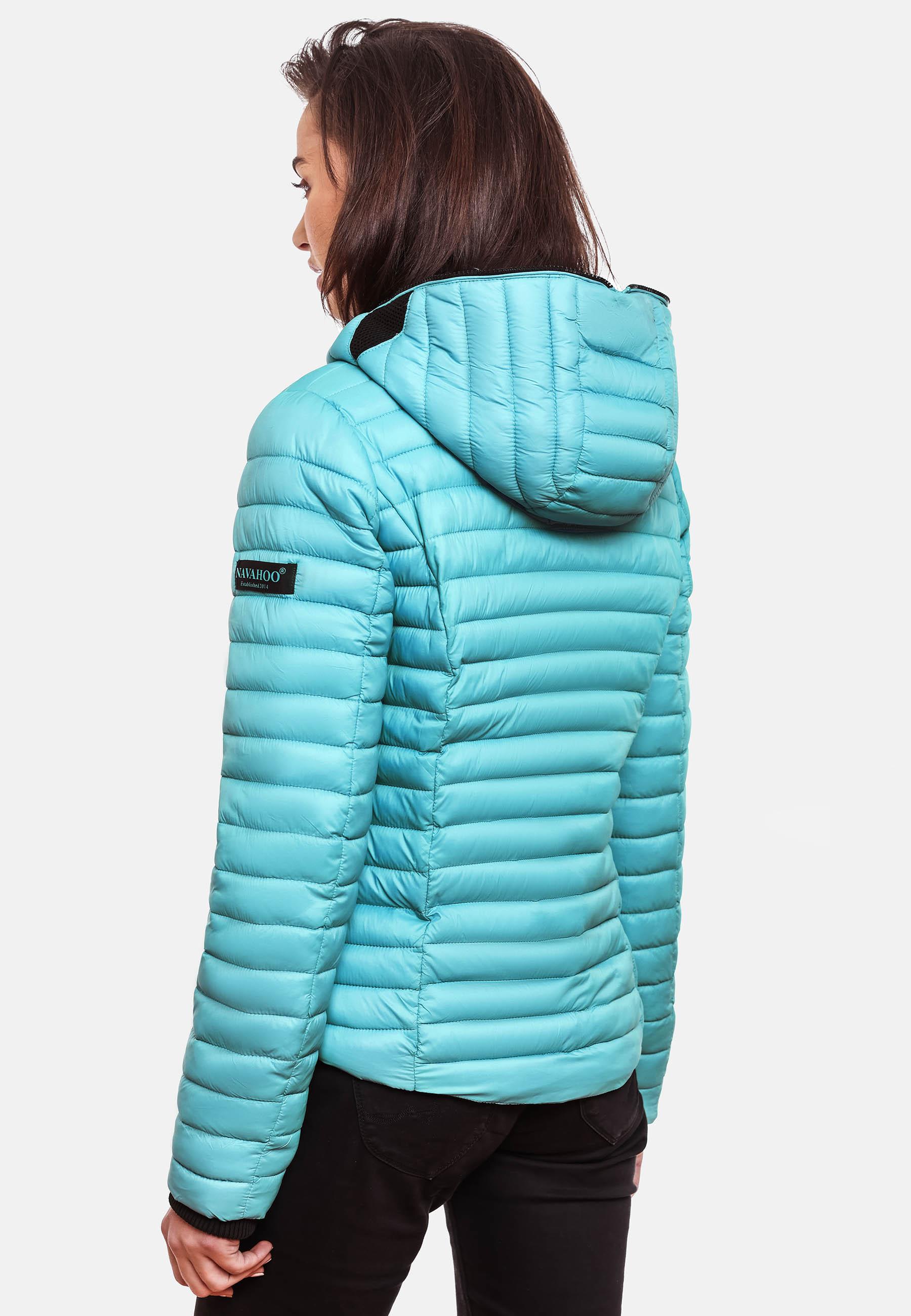 Leichte Steppjacke mit Kapuze "Kimuk" Misty Blue