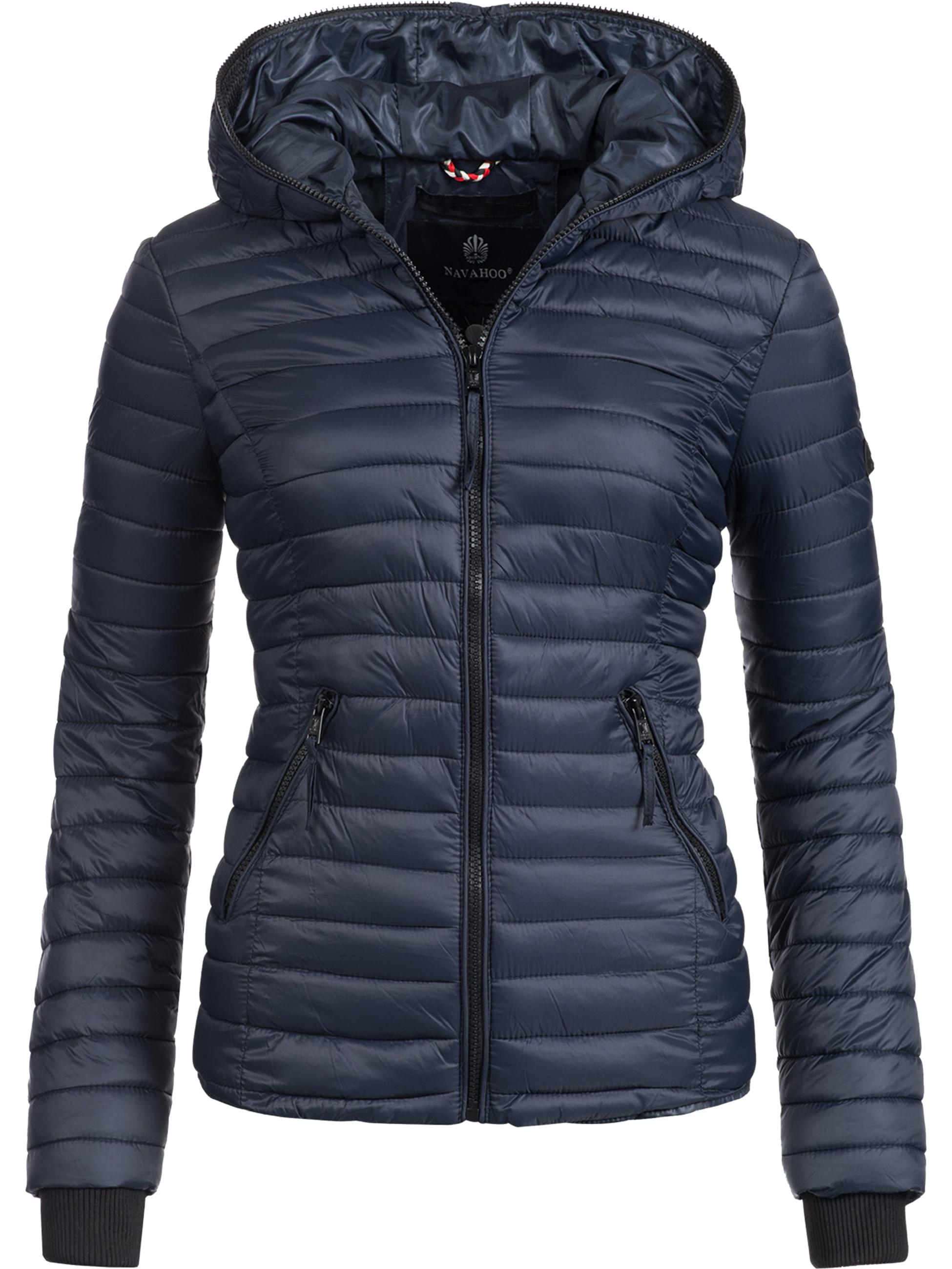 Leichte Steppjacke mit Kapuze "Kimuk" Navy