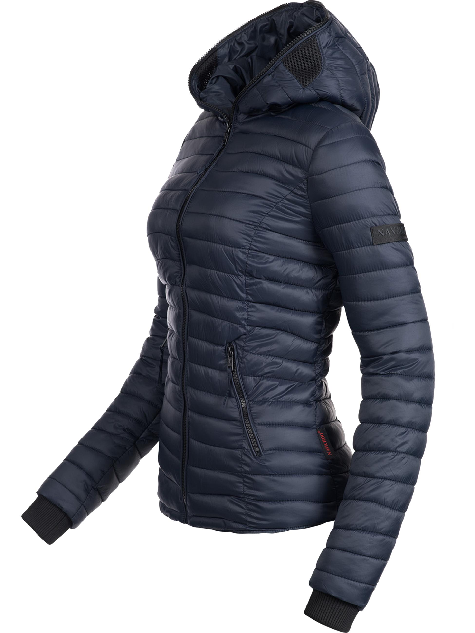 Leichte Steppjacke mit Kapuze "Kimuk" Navy