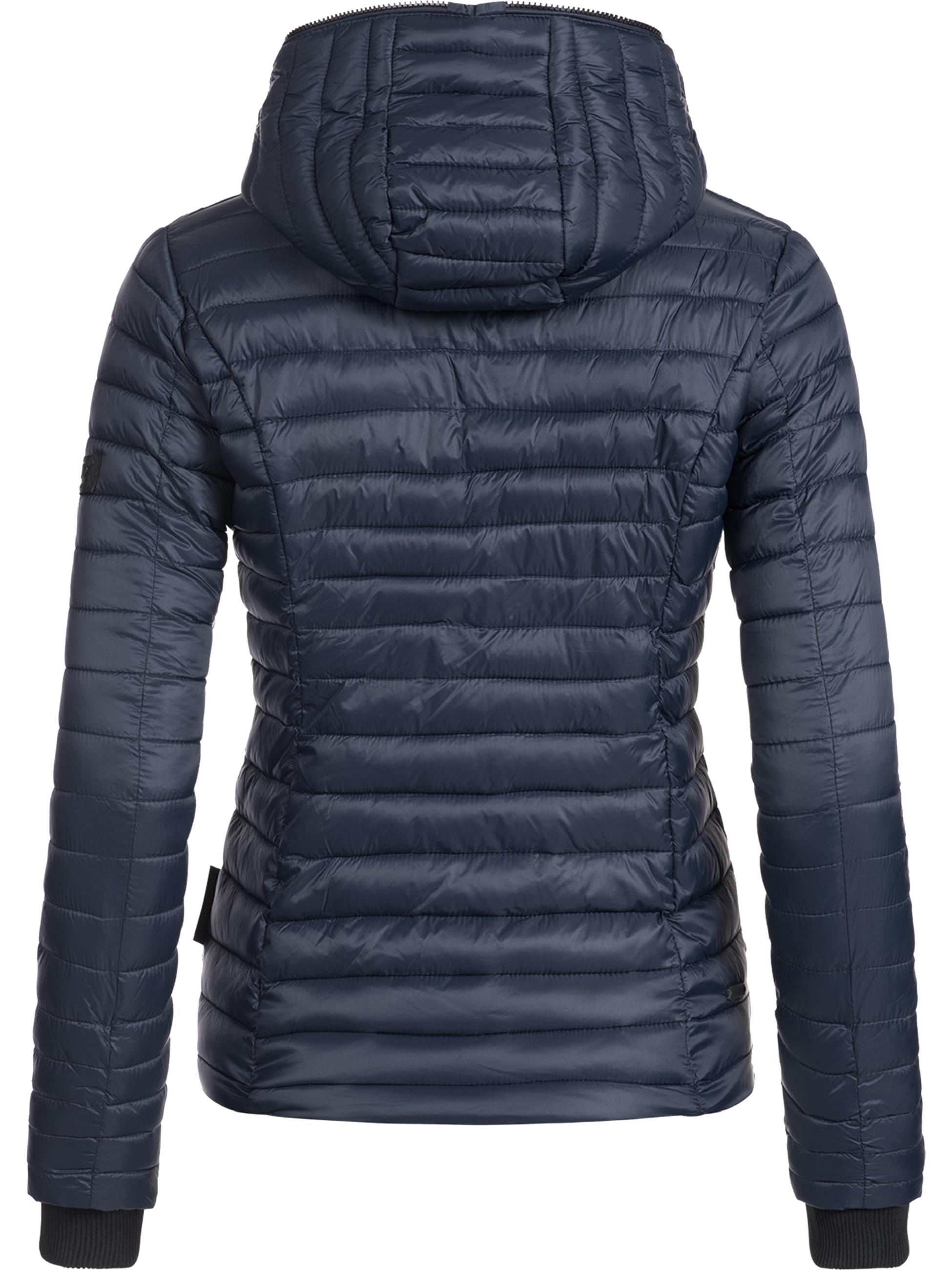 Leichte Steppjacke mit Kapuze "Kimuk" Navy