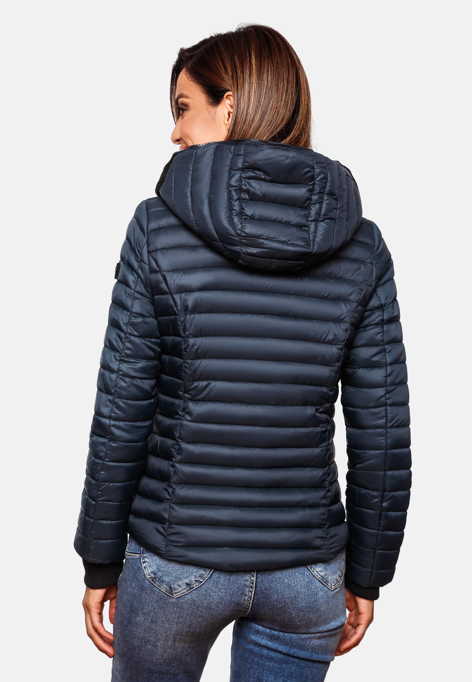 Leichte Steppjacke mit Kapuze "Kimuk" Navy