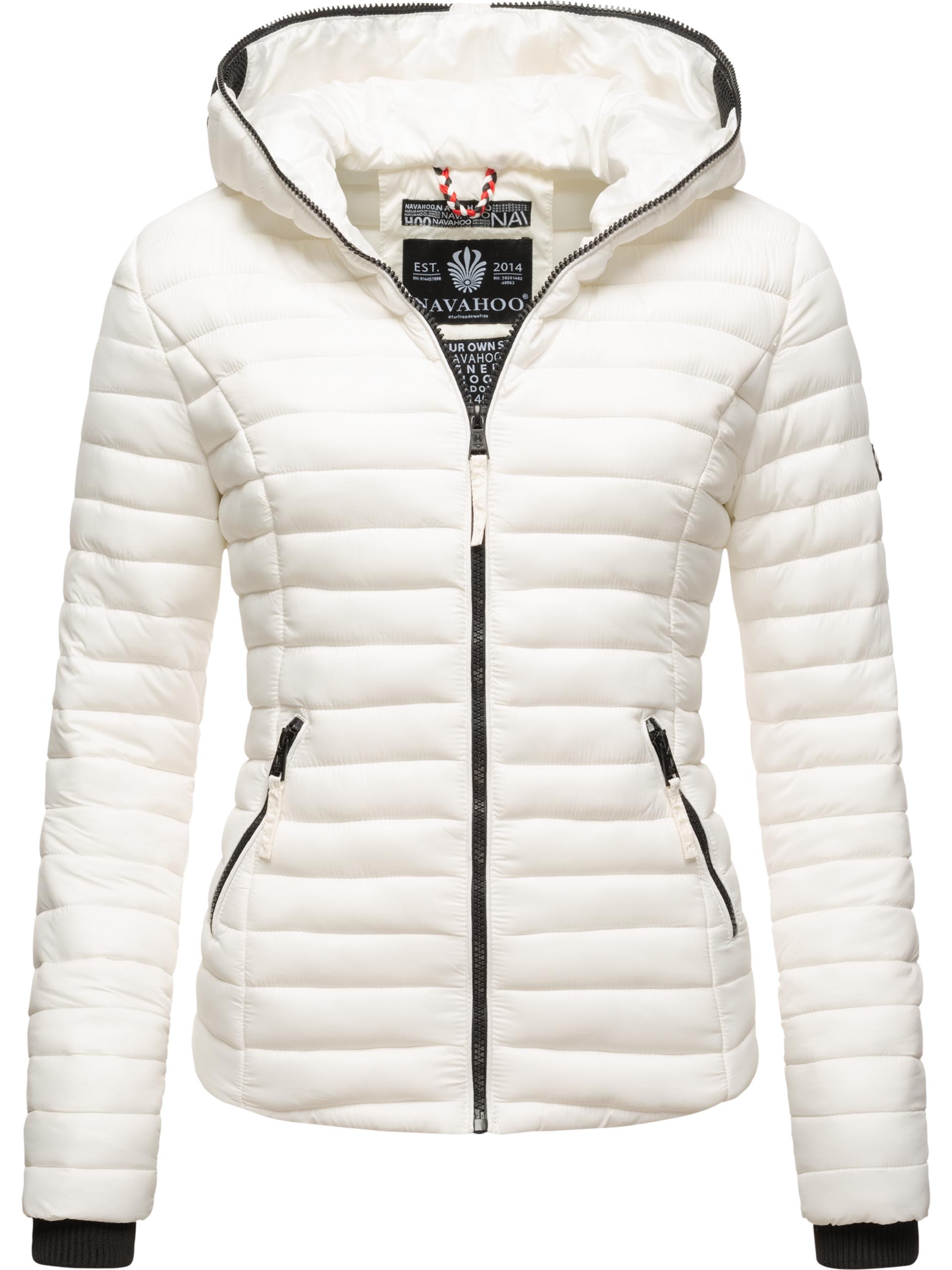 Leichte Steppjacke mit Kapuze "Kimuk" Offwhite