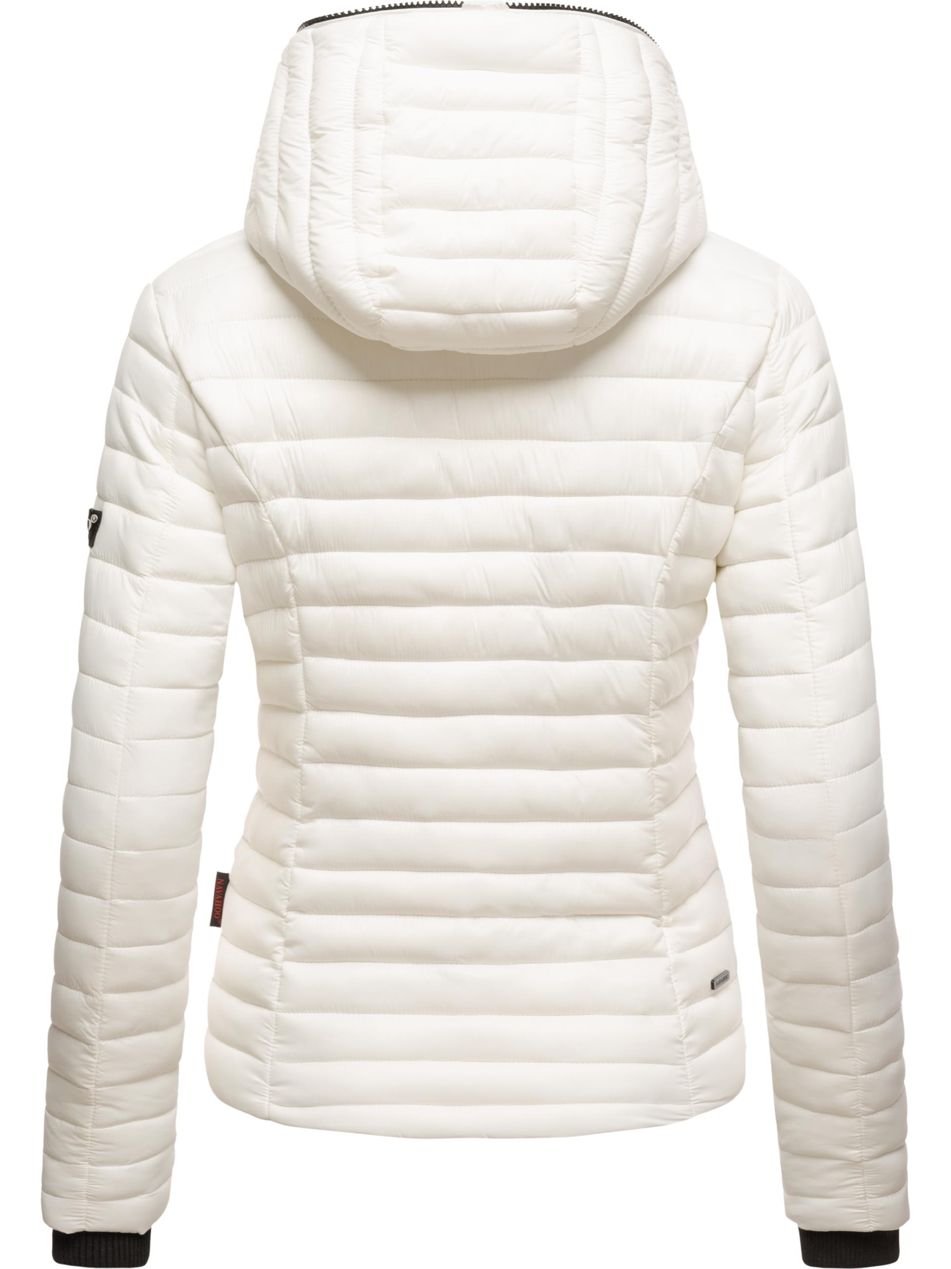 Leichte Steppjacke mit Kapuze "Kimuk" Offwhite