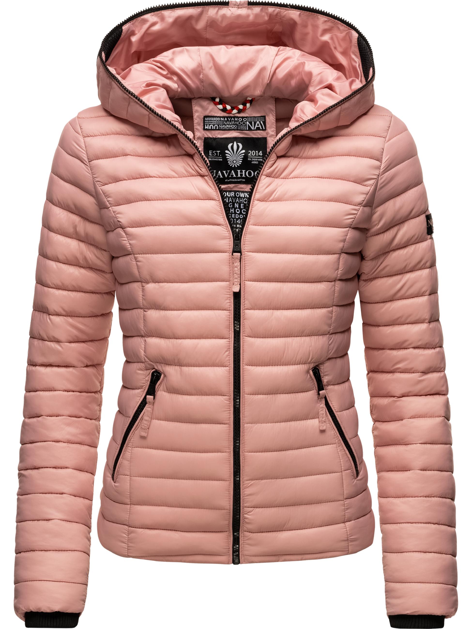 Leichte Steppjacke mit Kapuze "Kimuk" Powder Rose