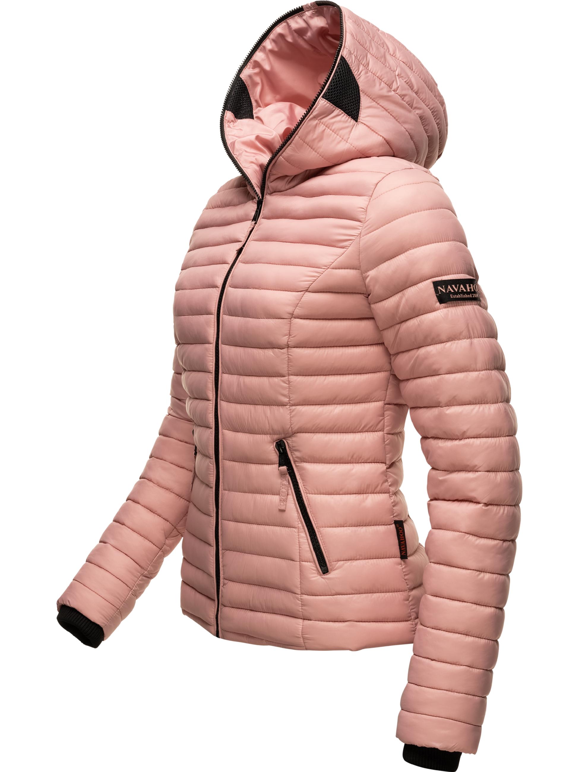 Leichte Steppjacke mit Kapuze "Kimuk" Powder Rose