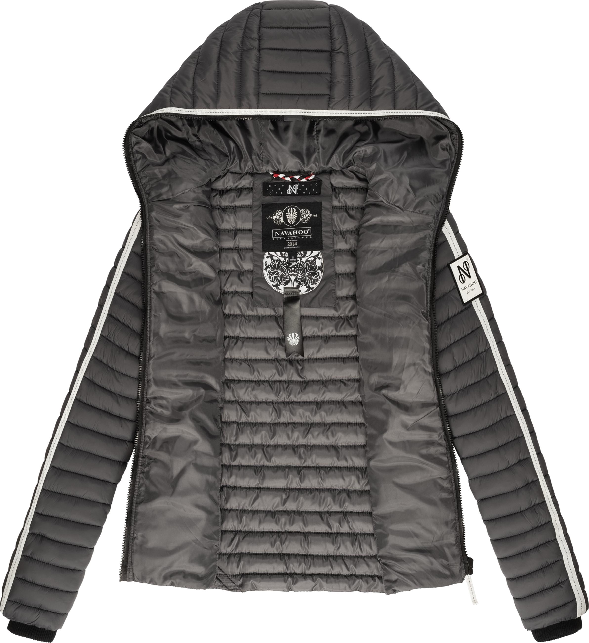 Leichte Steppjacke mit Kapuze "Kimuk Prc" Anthracite