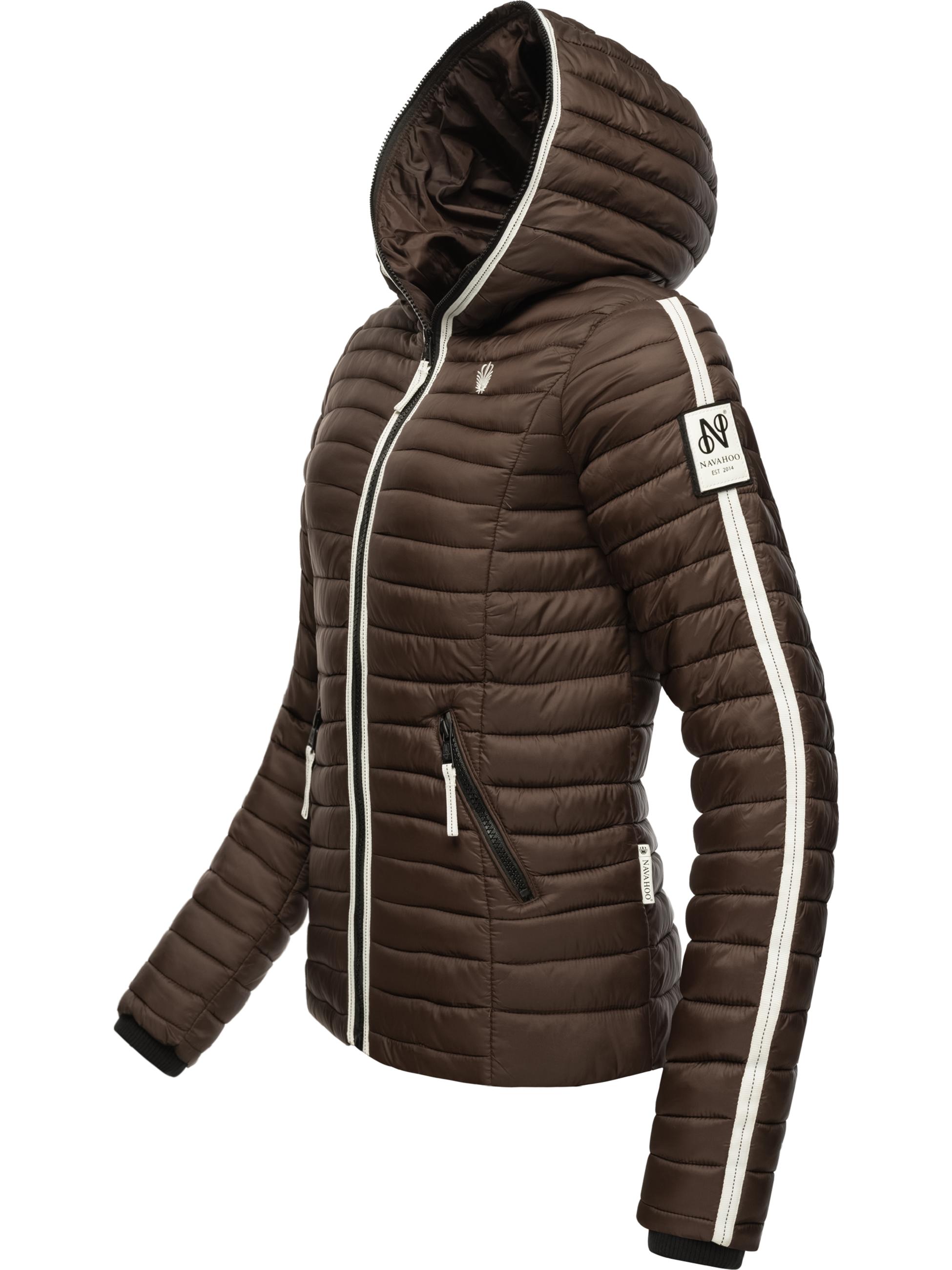 Leichte Steppjacke mit Kapuze "Kimuk Prc" Dark Choco