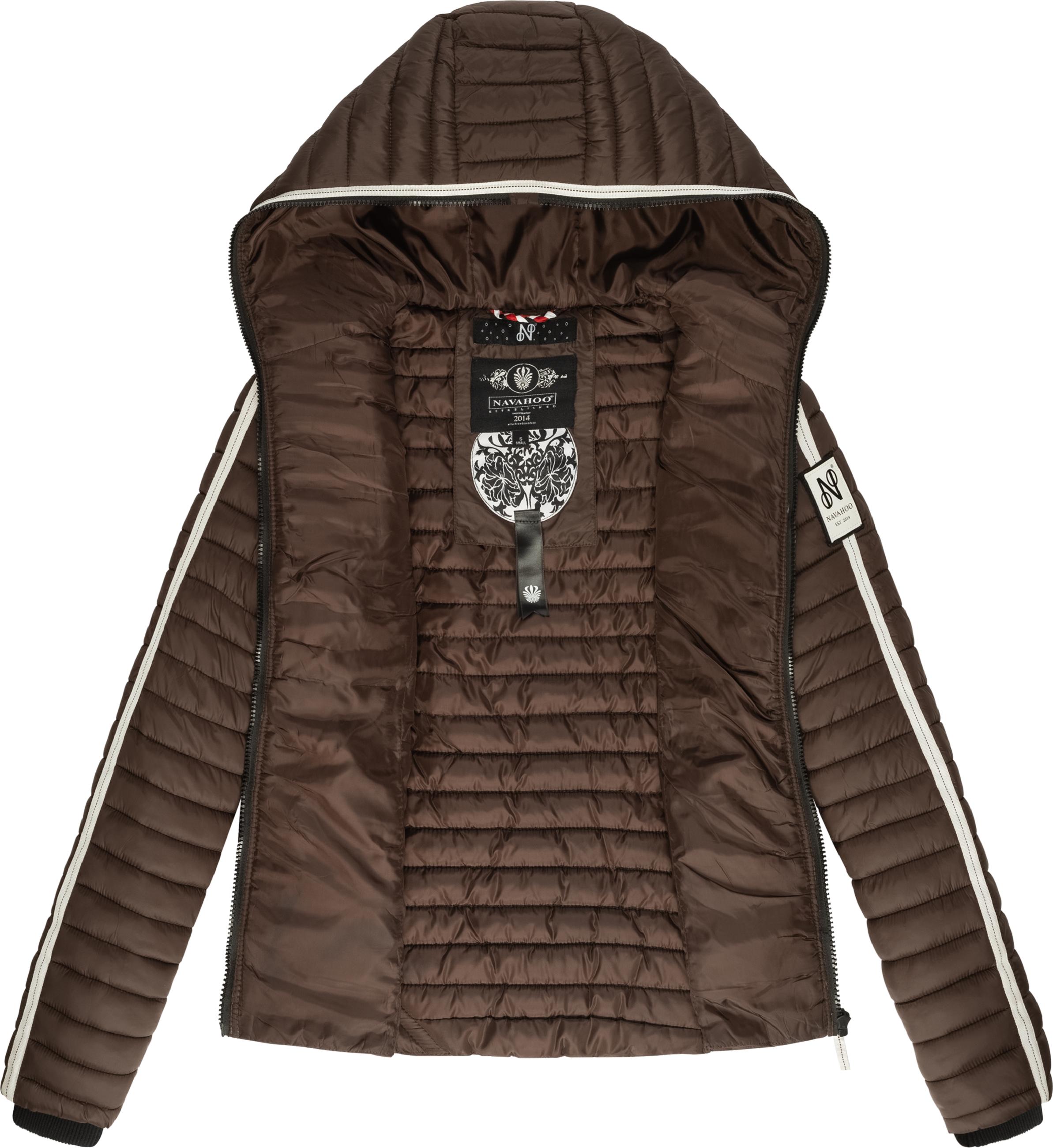 Leichte Steppjacke mit Kapuze "Kimuk Prc" Dark Choco