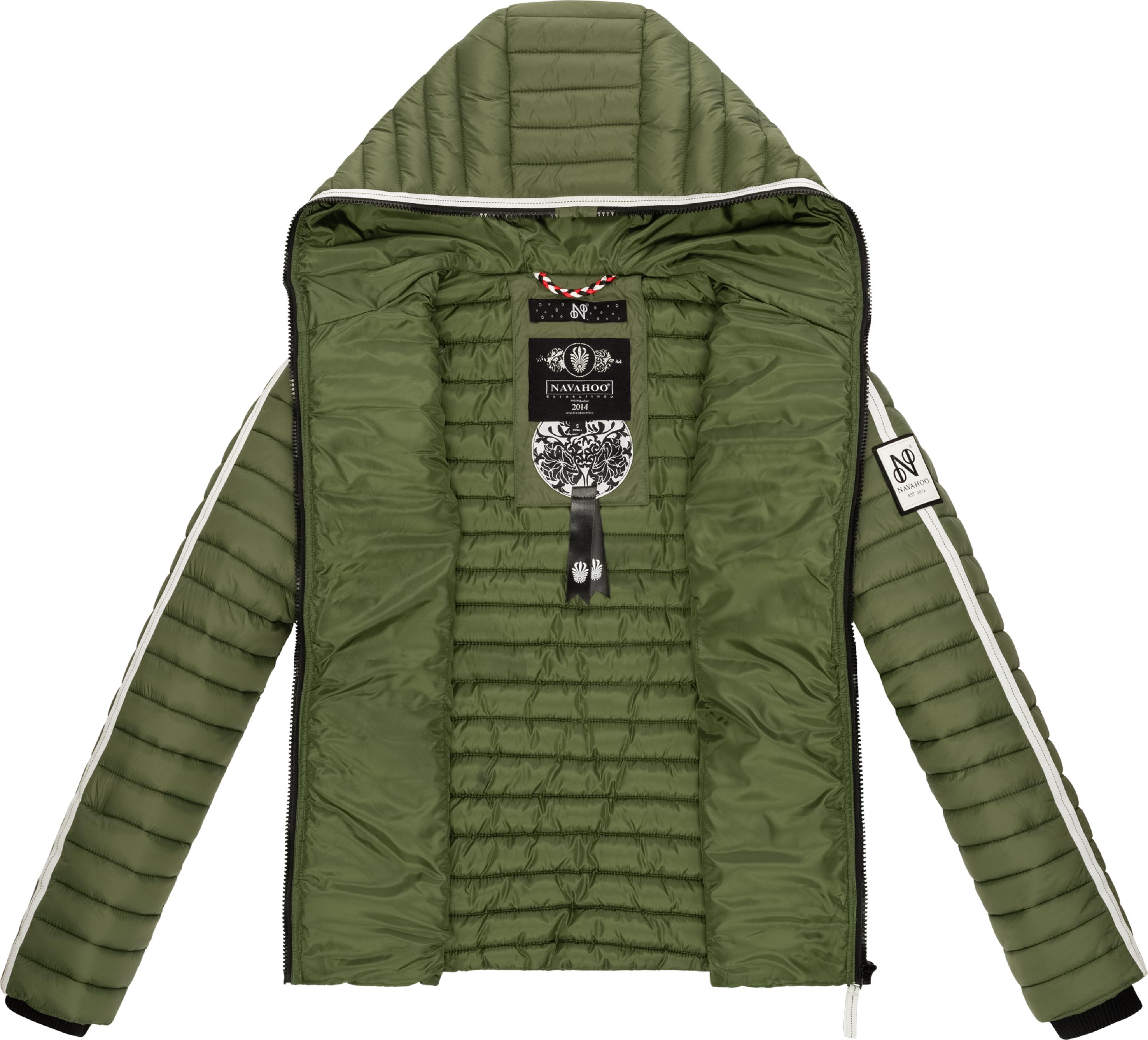 Leichte Steppjacke mit Kapuze "Kimuk Prc" Dusty Olive