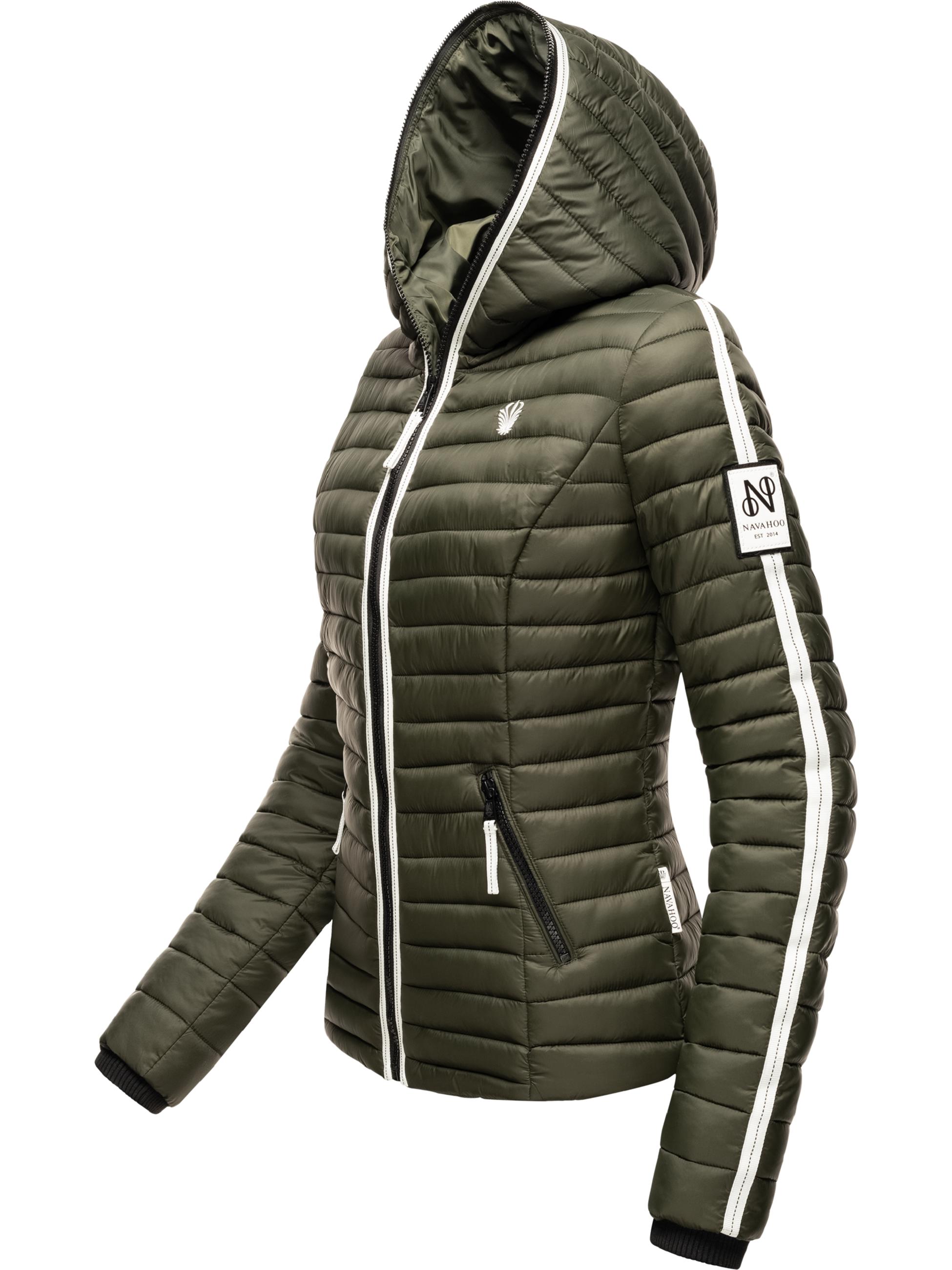 Leichte Steppjacke mit Kapuze "Kimuk Prc" Olive