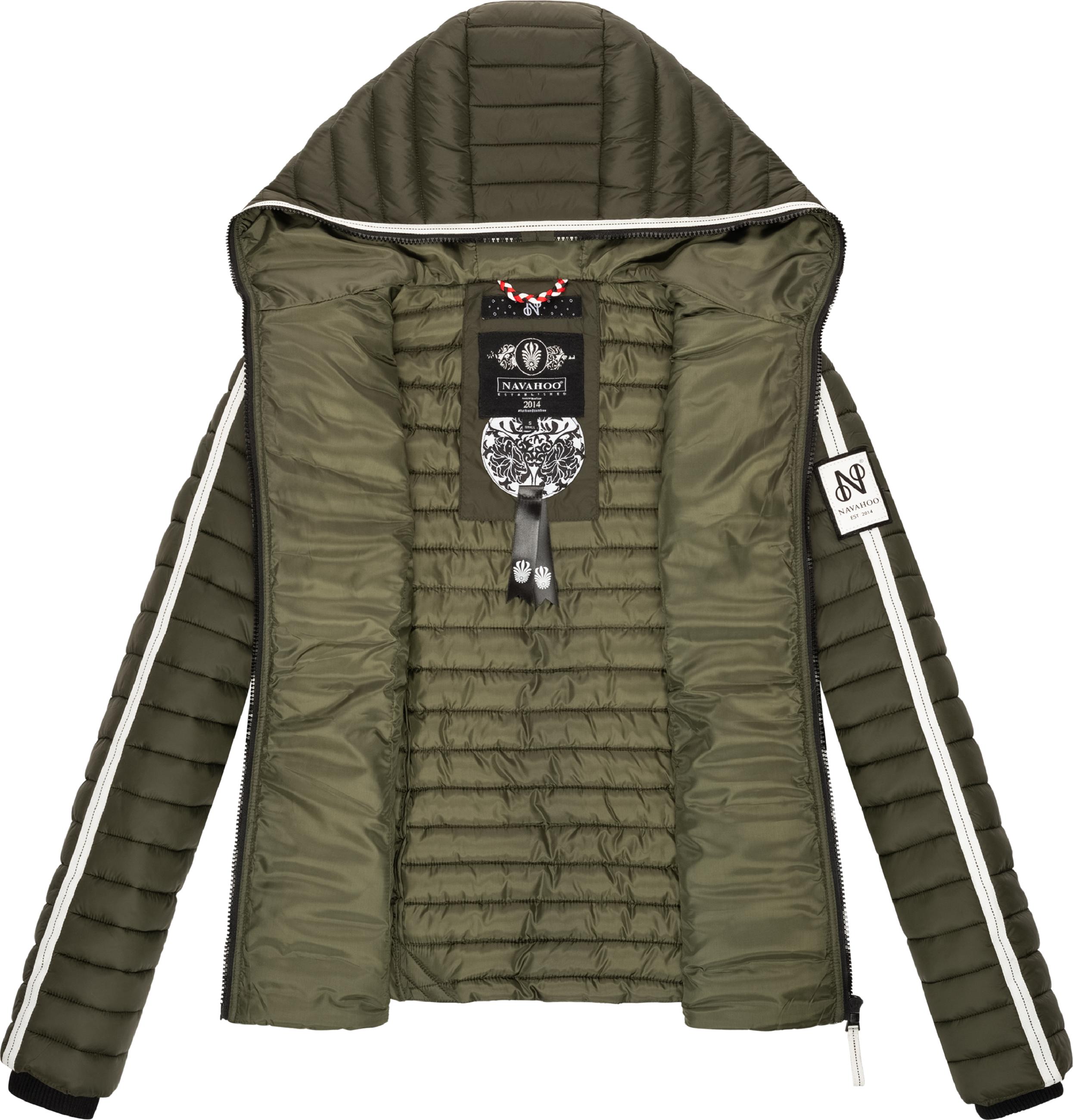 Leichte Steppjacke mit Kapuze "Kimuk Prc" Olive