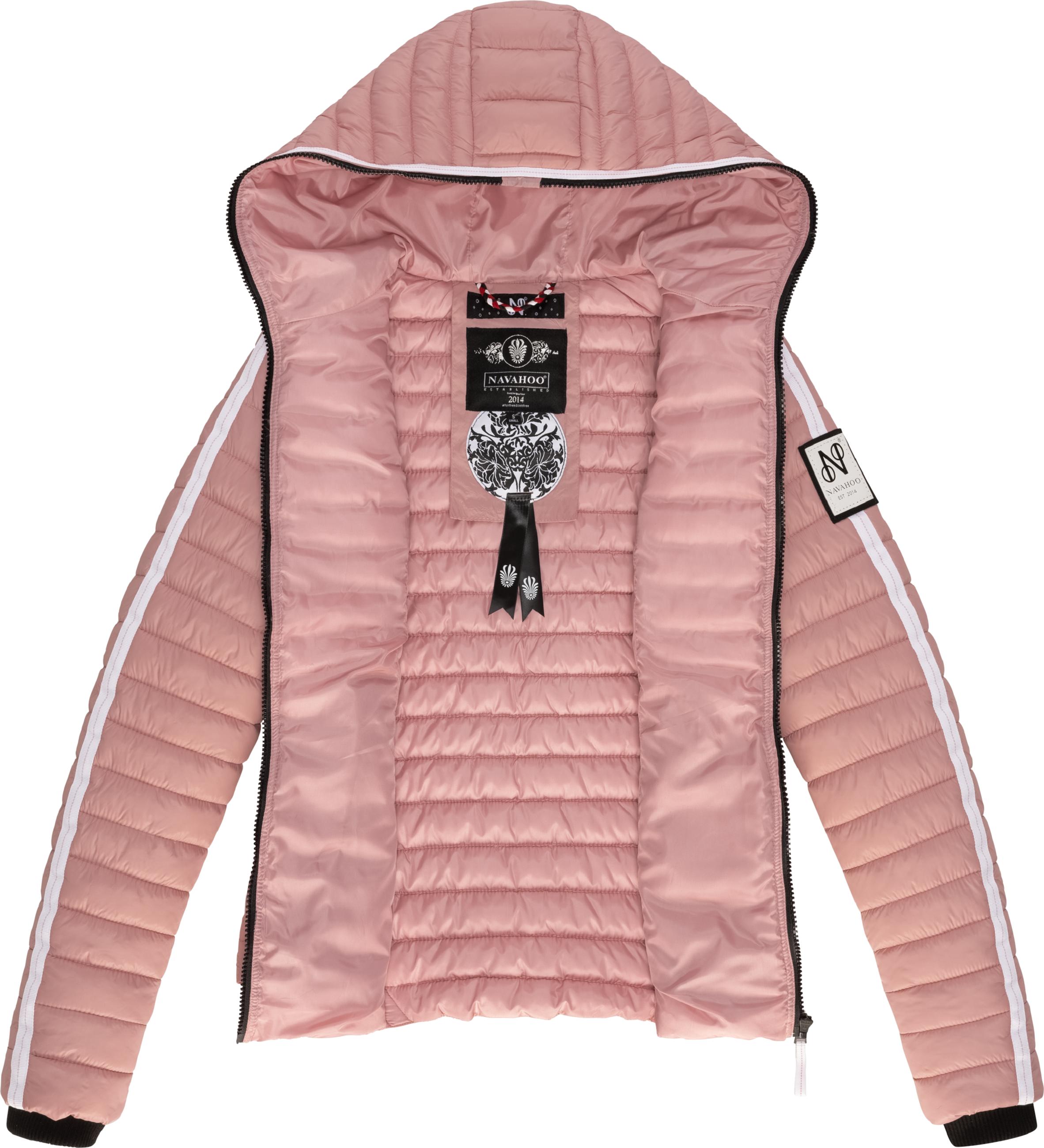 Leichte Steppjacke mit Kapuze "Kimuk Prc" Powder Rose