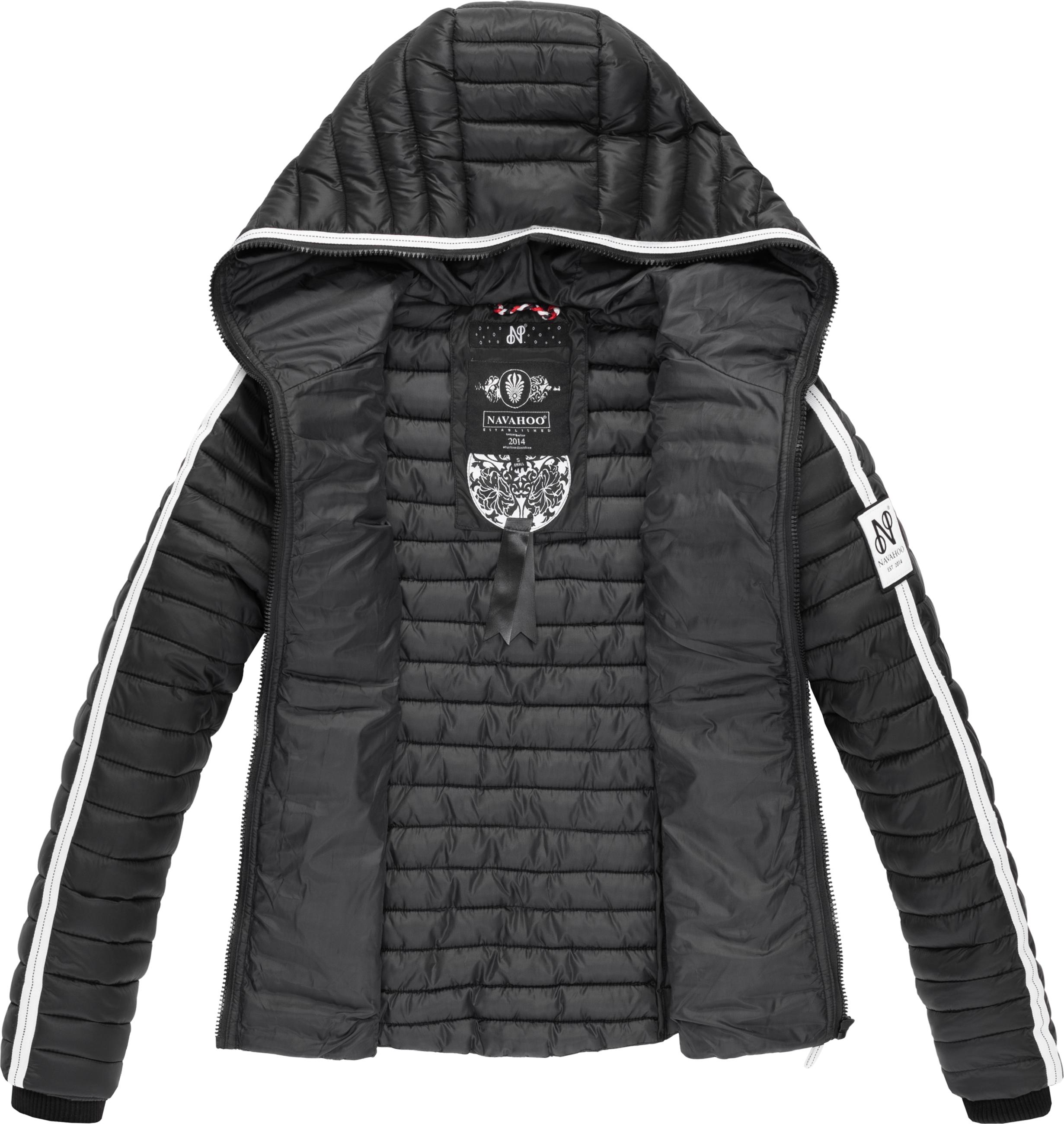 Leichte Steppjacke mit Kapuze "Kimuk Prc" Schwarz