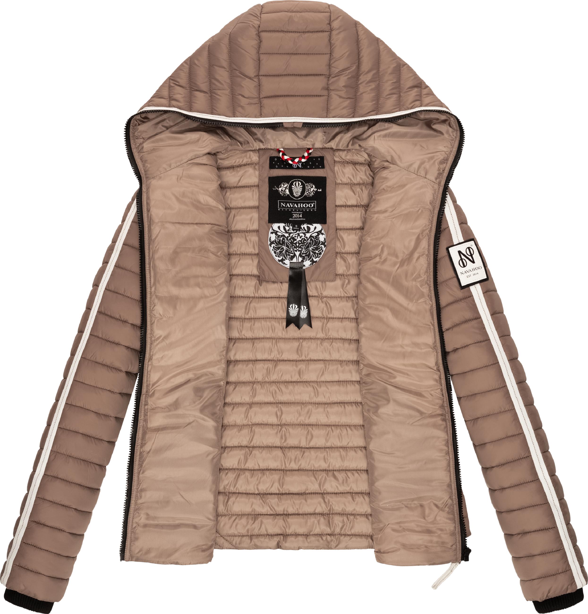 Leichte Steppjacke mit Kapuze "Kimuk Prc" Taupe Grey