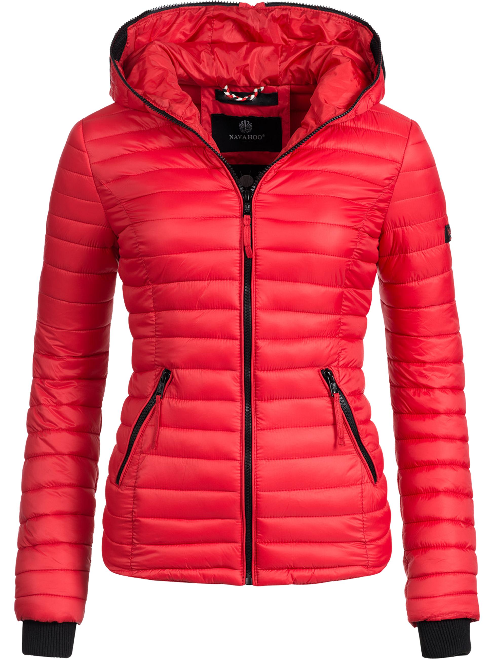 Leichte Steppjacke mit Kapuze "Kimuk" Rot