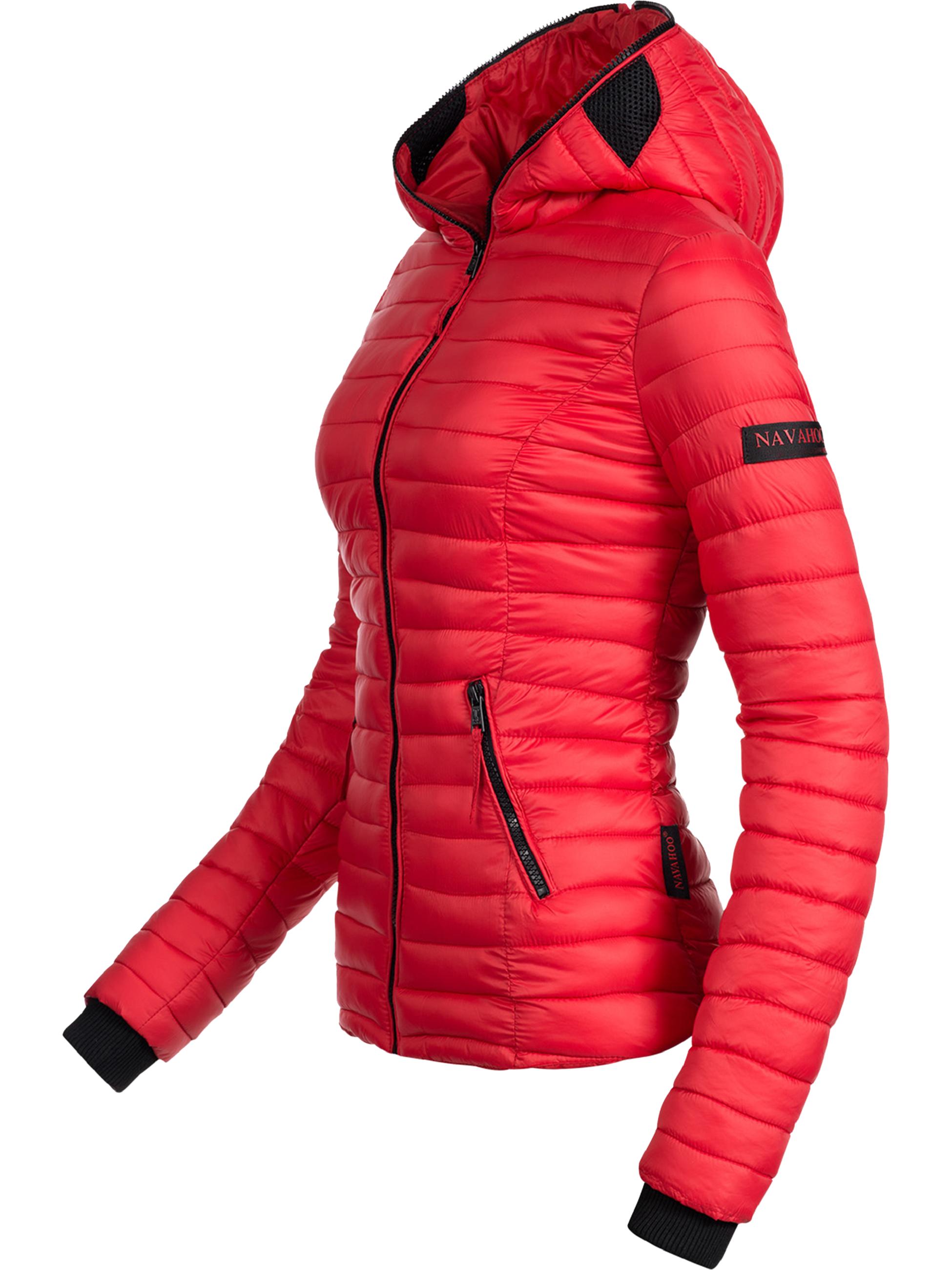 Leichte Steppjacke mit Kapuze "Kimuk" Rot