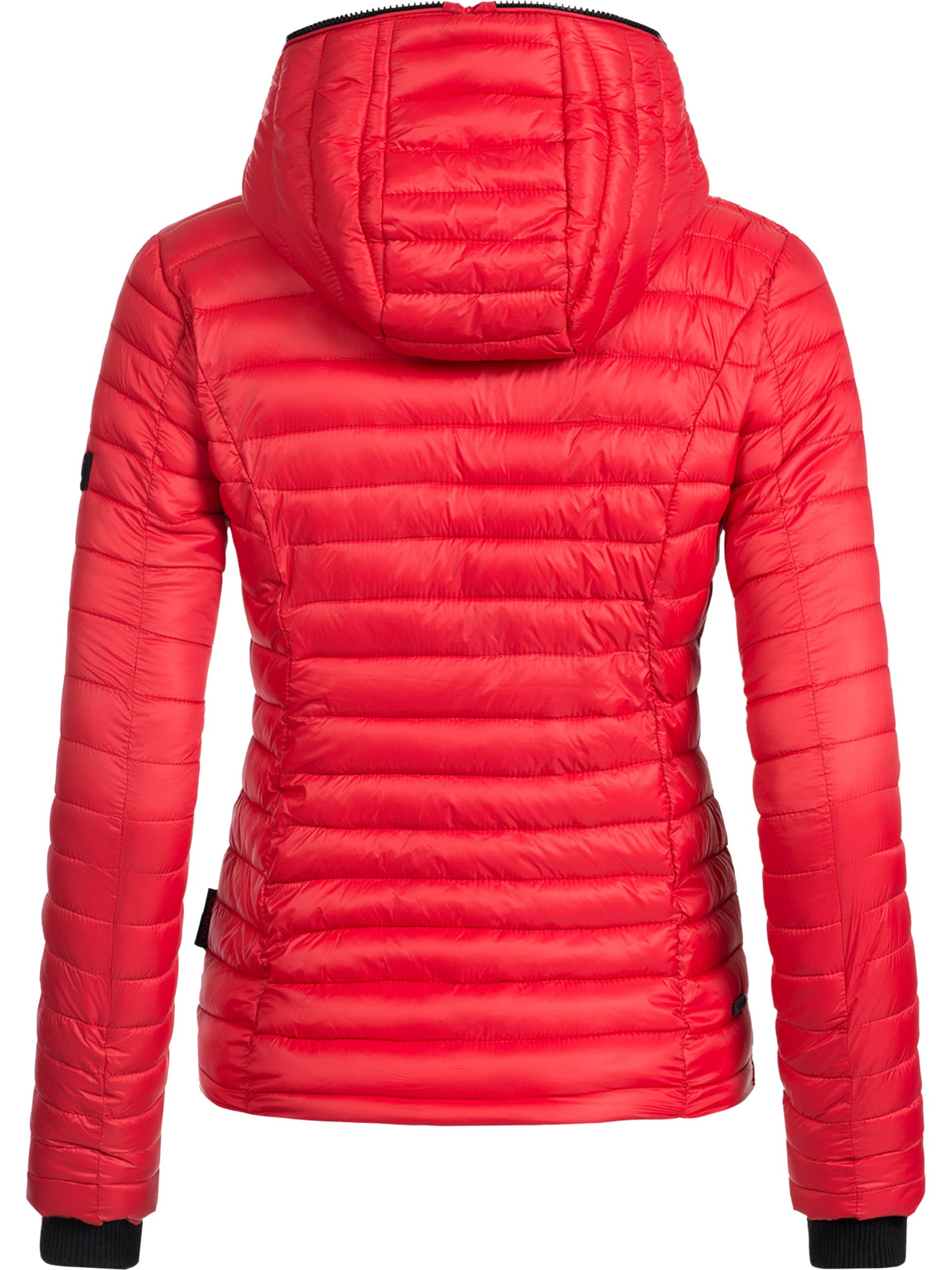 Leichte Steppjacke mit Kapuze "Kimuk" Rot