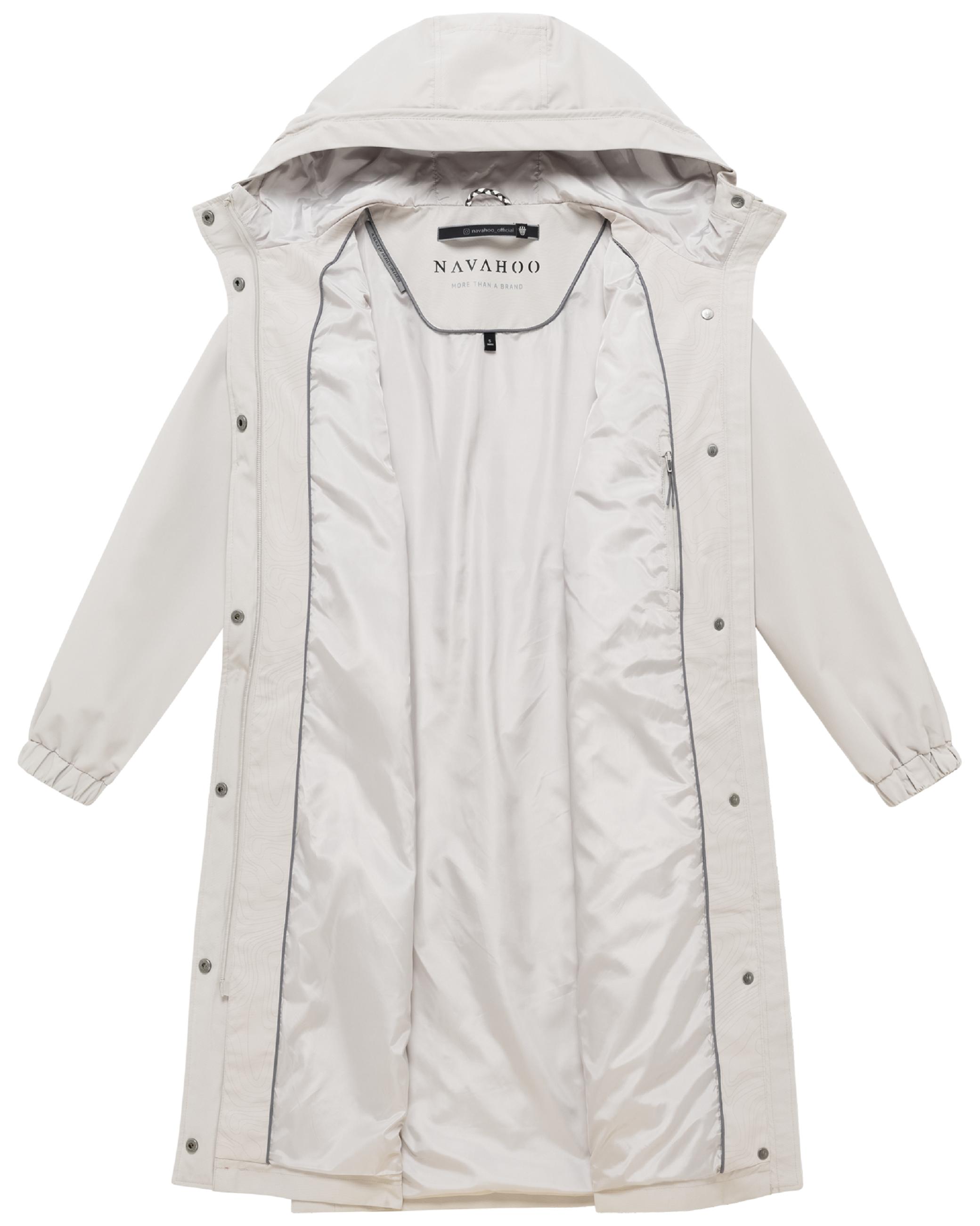 Leichter Oversize Übergangsmantel "Kirschwind 14" Bone