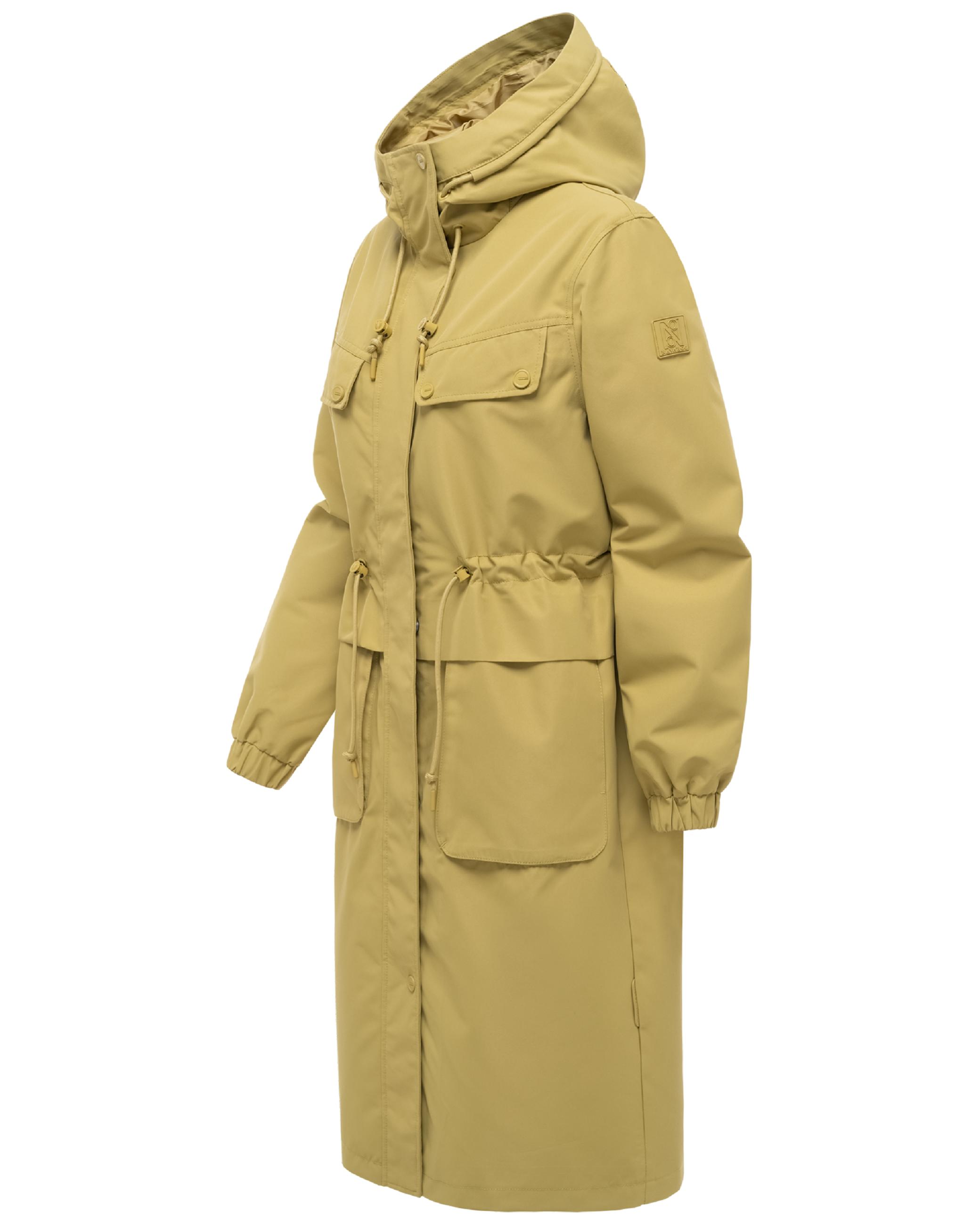 Leichter wasserdichter Oversize Übergangsmantel "Kirschwind 14" Urban Khaki