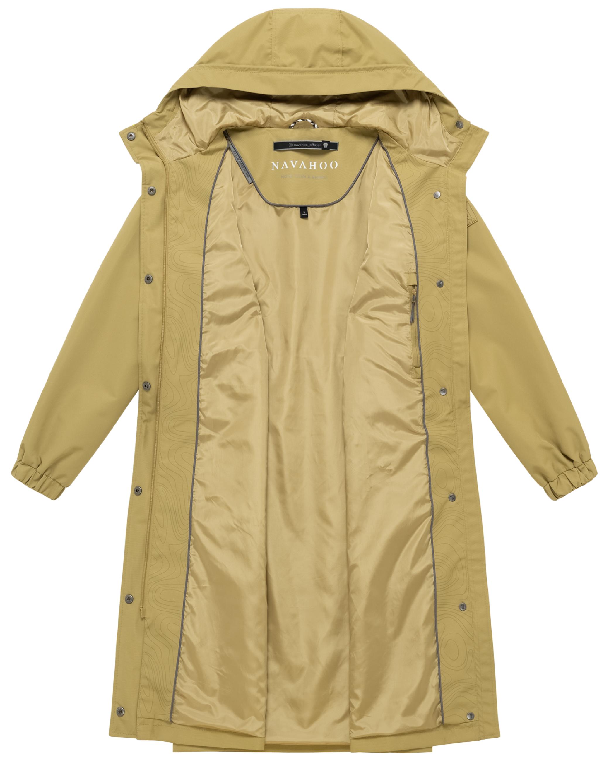 Leichter wasserdichter Oversize Übergangsmantel "Kirschwind 14" Urban Khaki