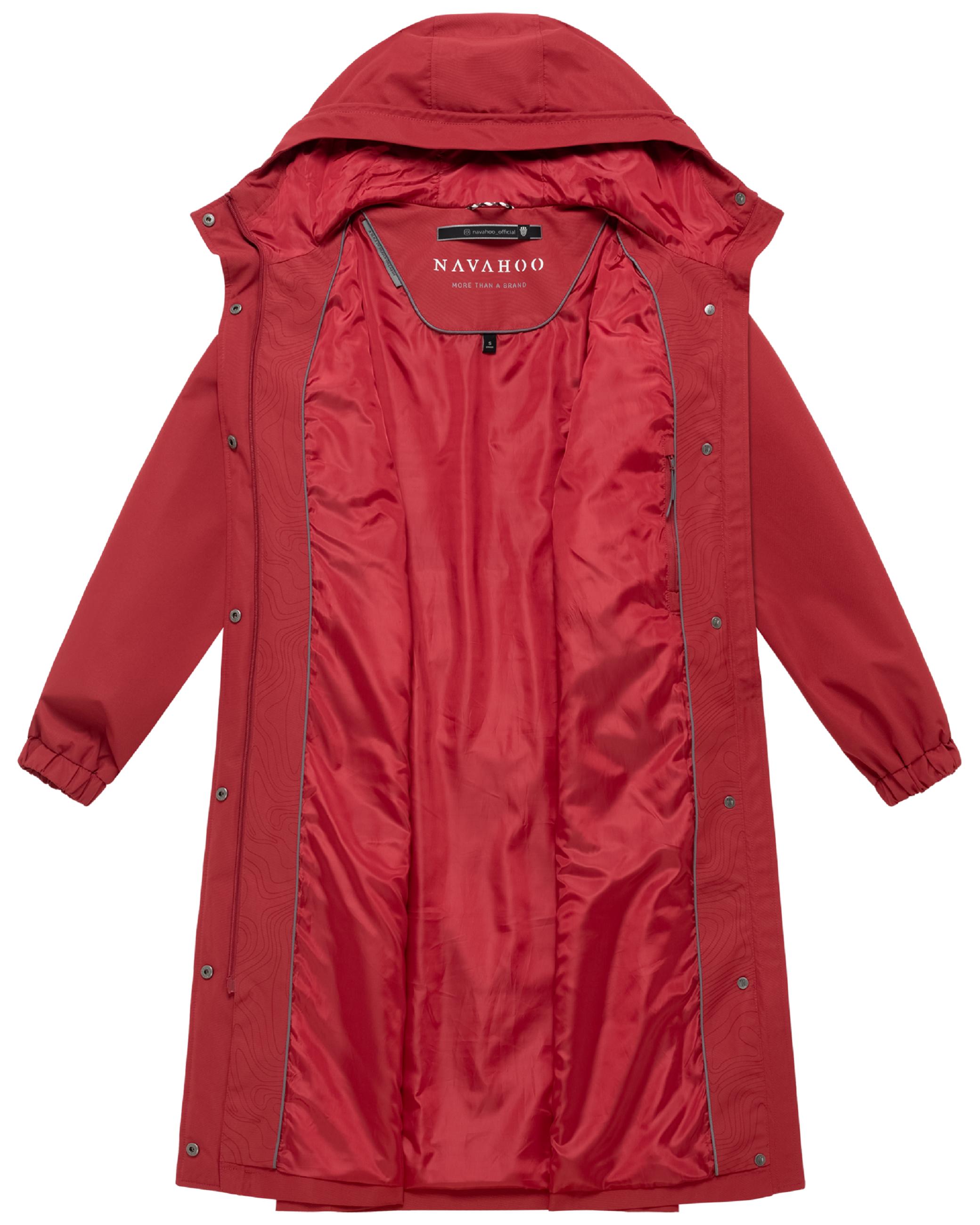 Leichter Oversize Übergangsmantel "Kirschwind 14" Velvet Red