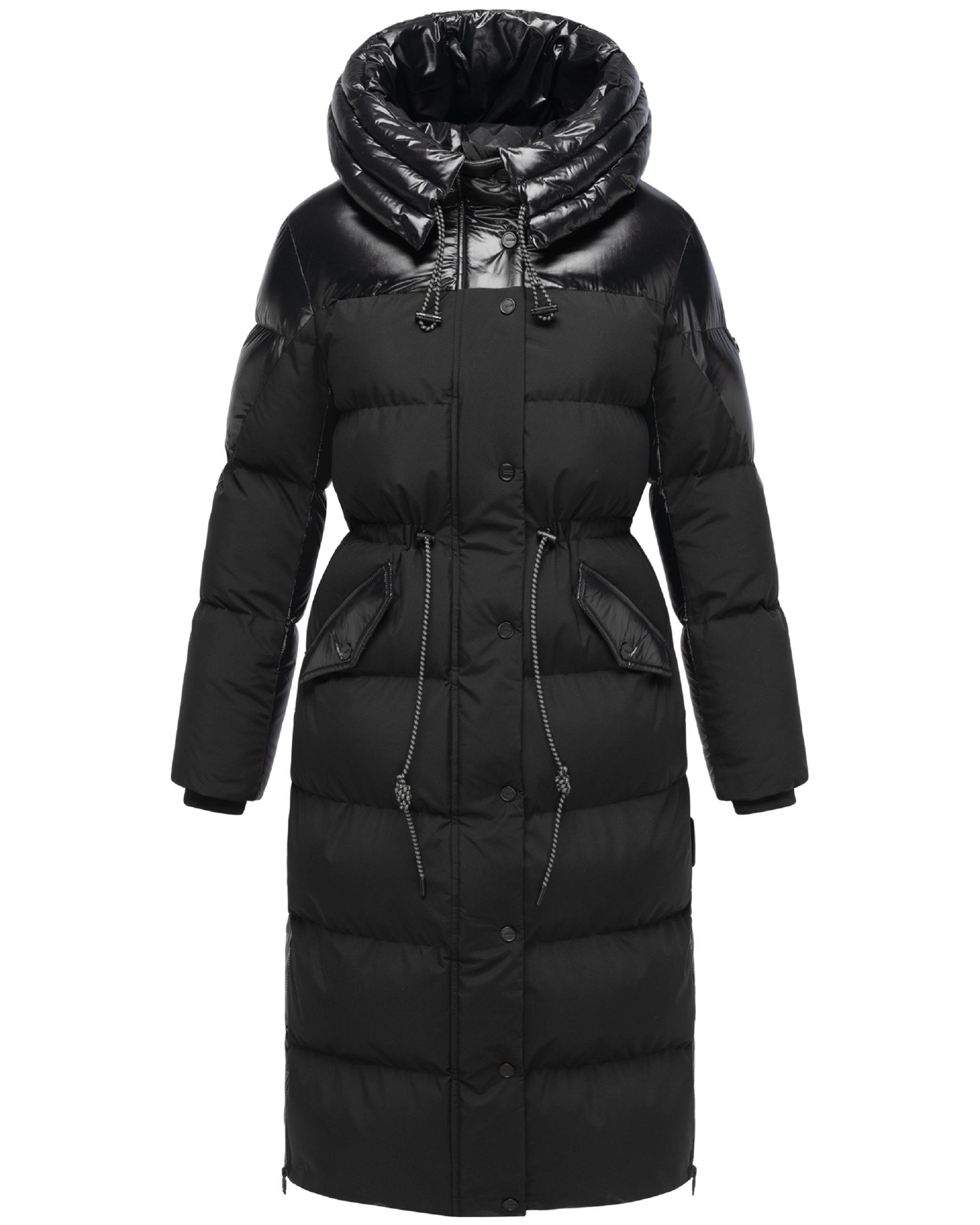 Warmer Steppmantel "Knusperherz 14" Black