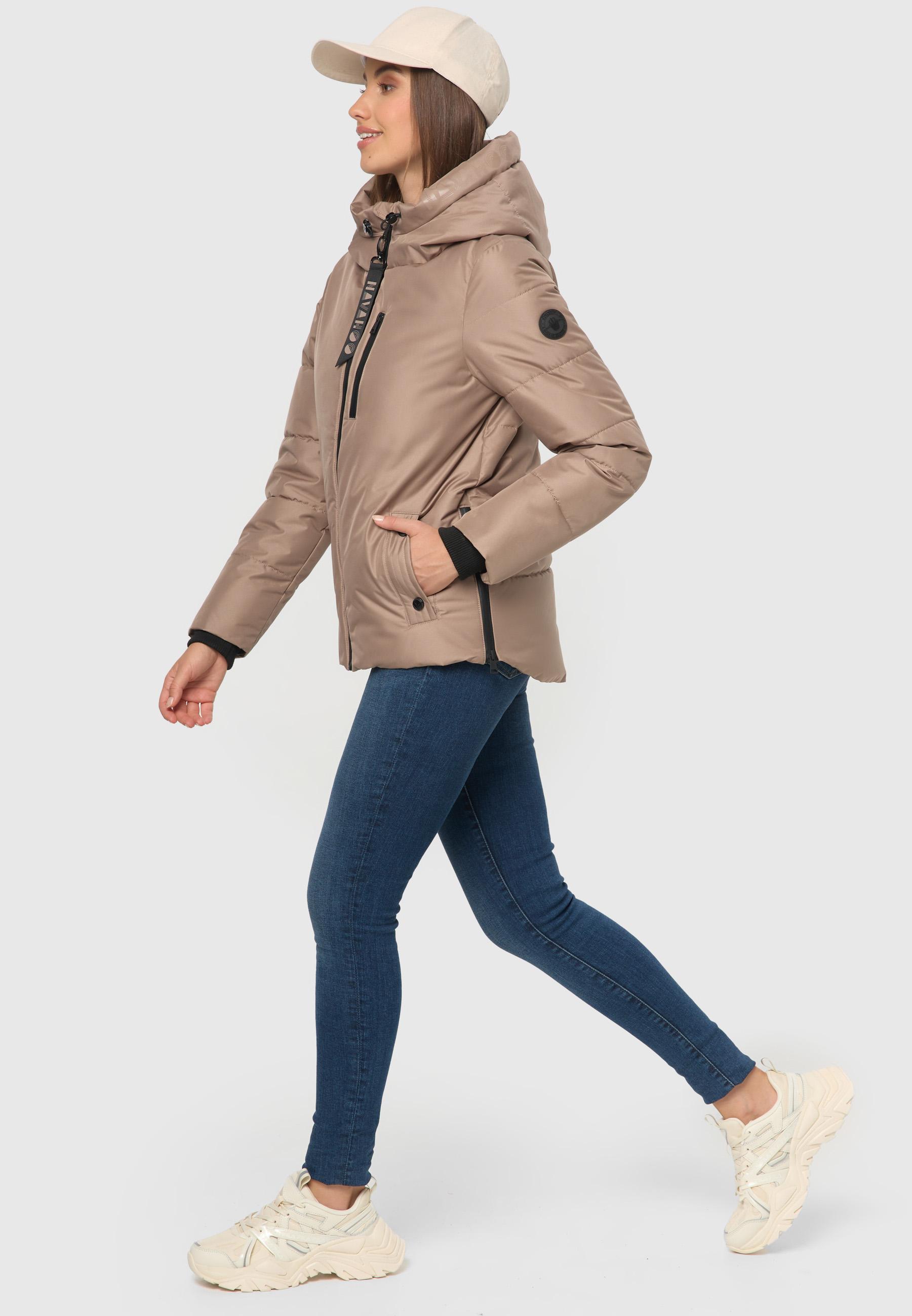 Winterjacke Steppjacke Krümelein Taupe Grey