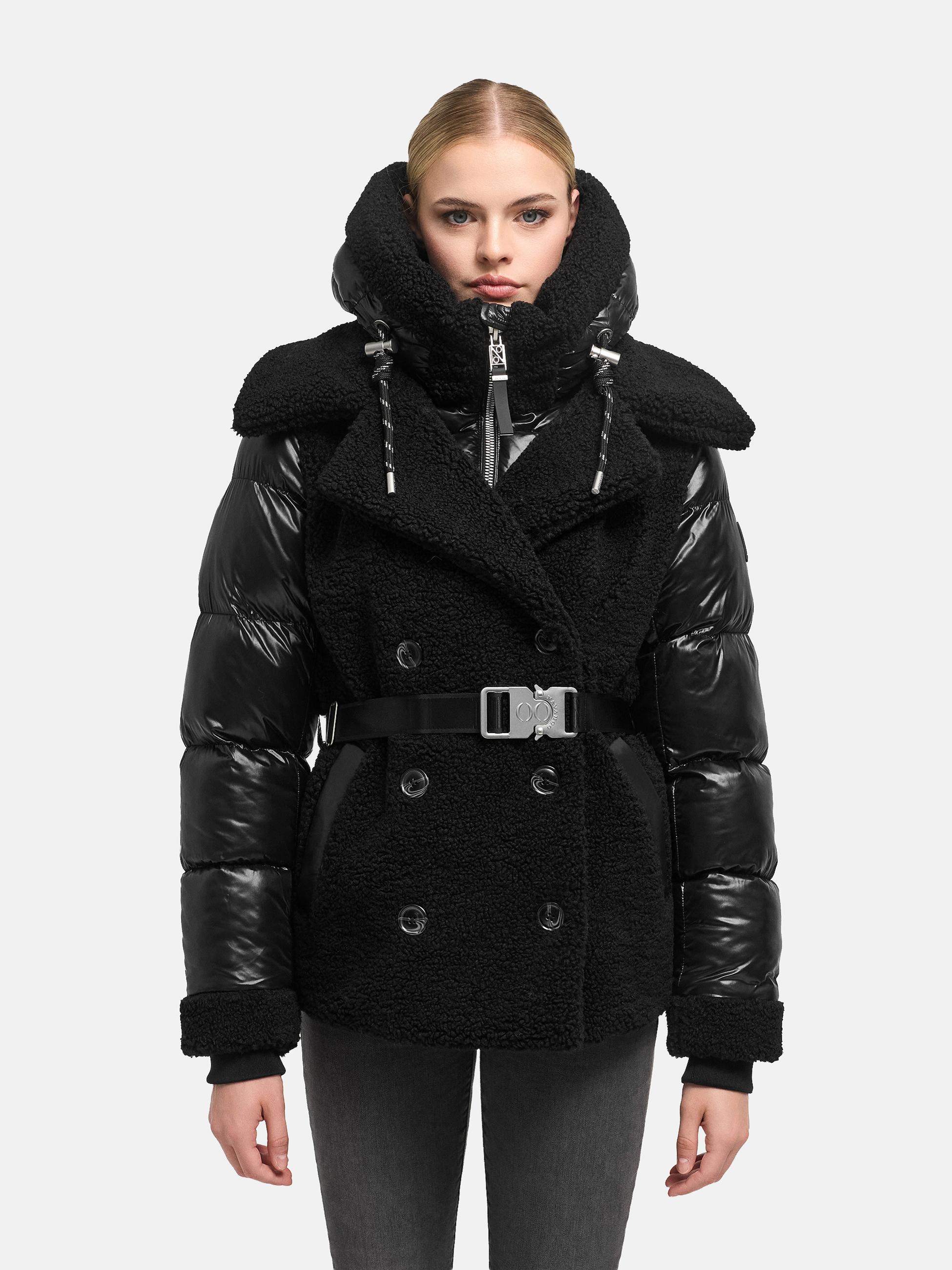Gesteppte Teddyjacke "Kuschelhäschen 14" Black