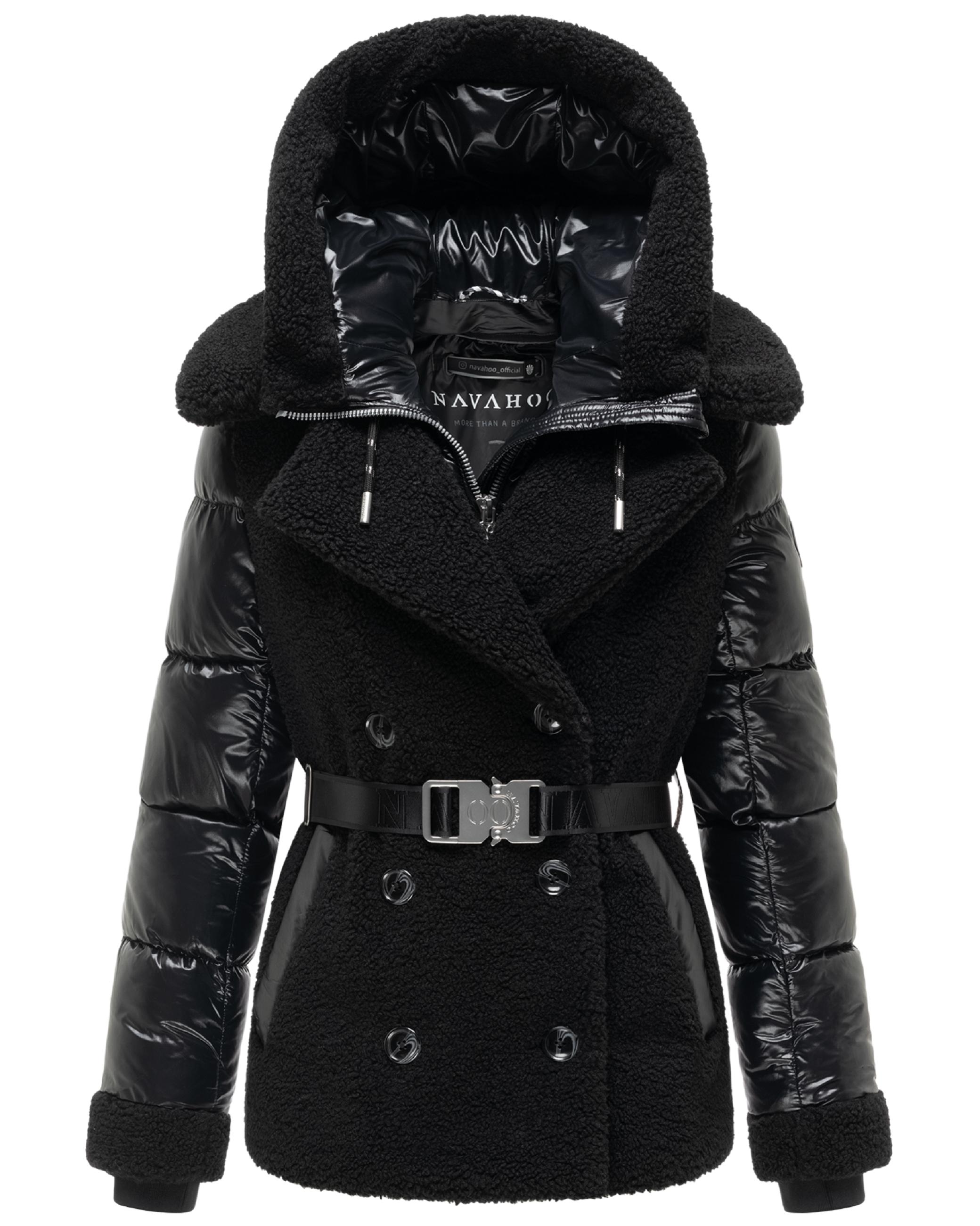 Gesteppte Teddyjacke "Kuschelhäschen 14" Black