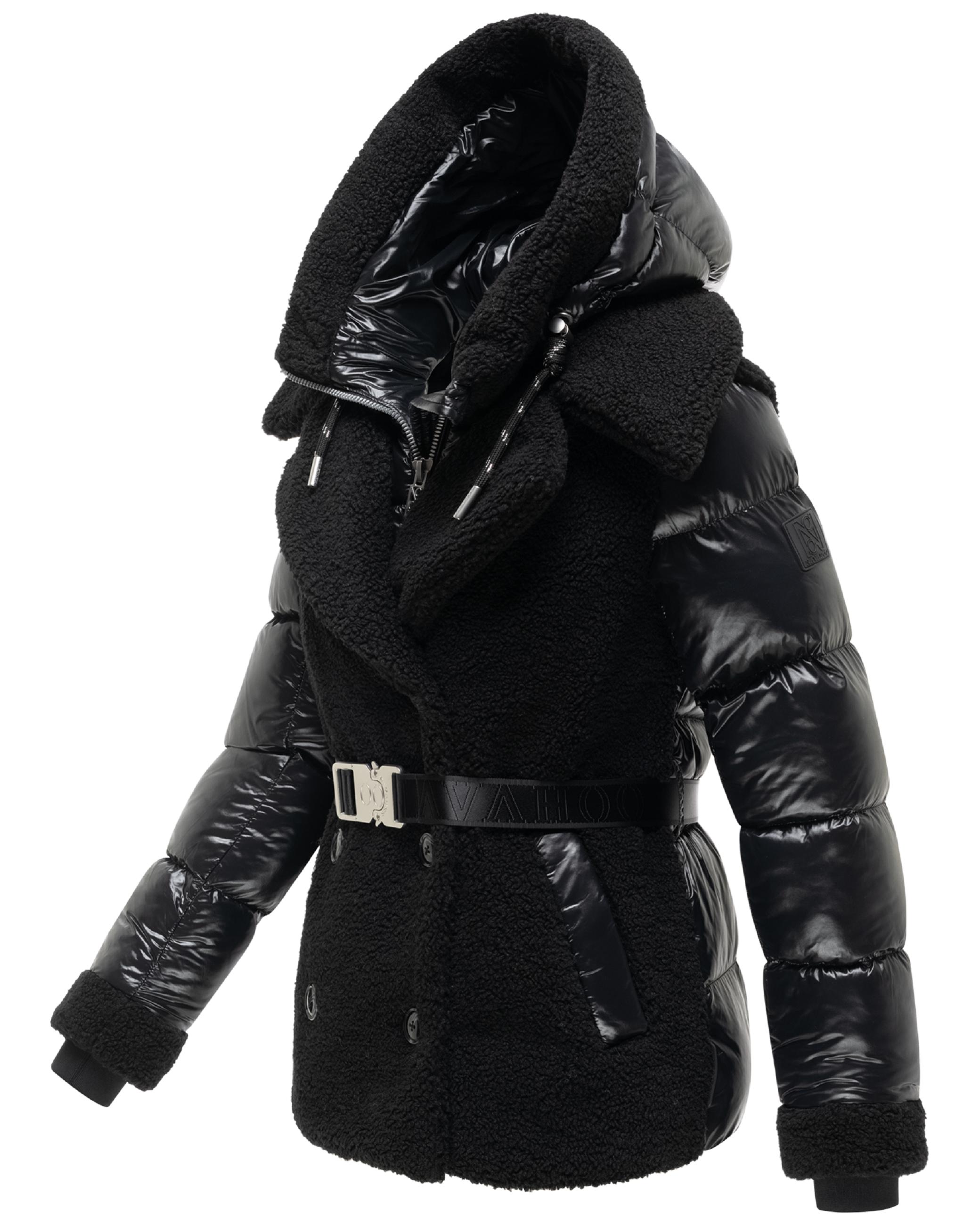 Gesteppte Teddyjacke "Kuschelhäschen 14" Black